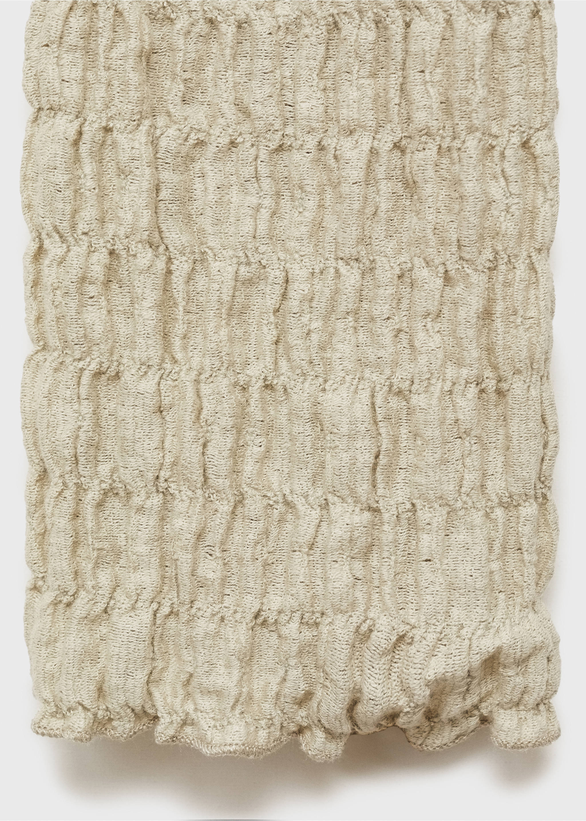 Cardigan coton texture nœuds - Détail de l'article 8, Gris clair/pastel. Ref: 87095764-00.