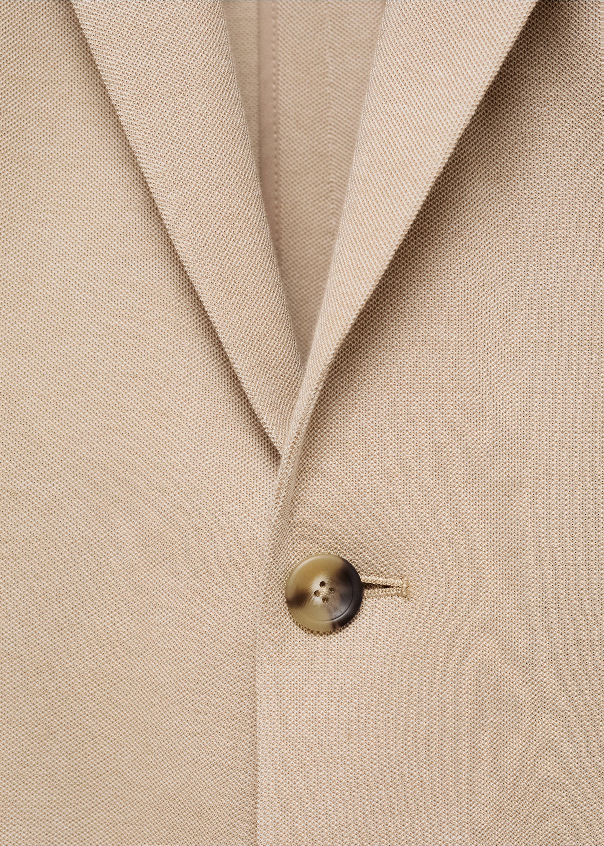 Americana Verner slim fit cotó - Detall de l'article 8, Beige. Ref: 87095919-00.