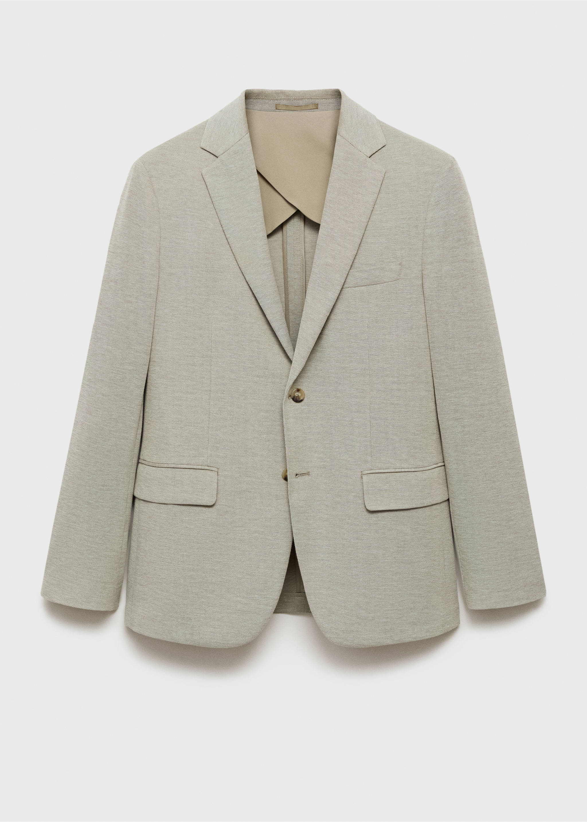 Verner slim-fit cotton jacket - Article without model, Green. Ref: 87095919-00.
