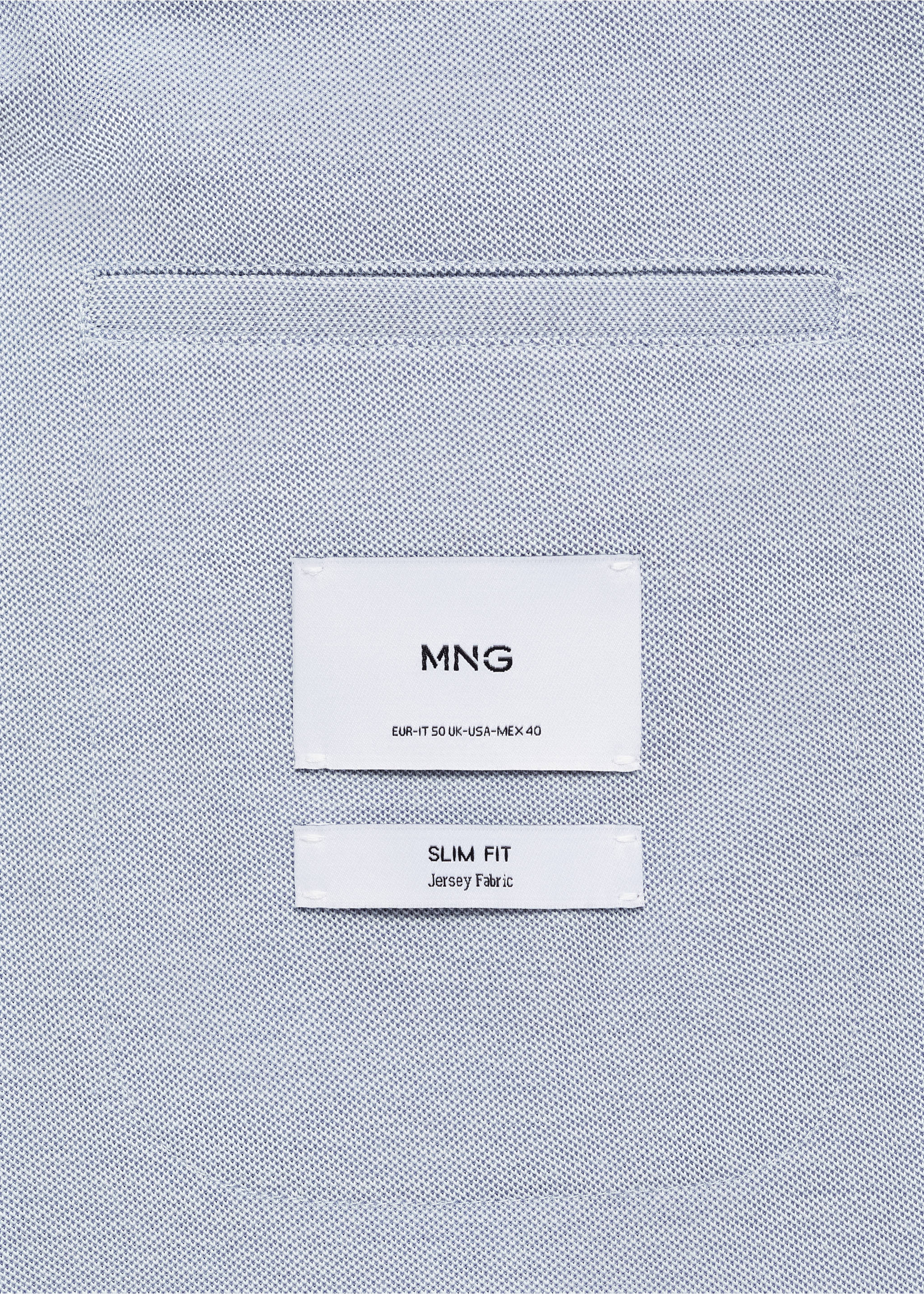 Veste Verner slim-fit en coton - Détail de l'article 0, Bleu ciel. Ref: 87095919-00.