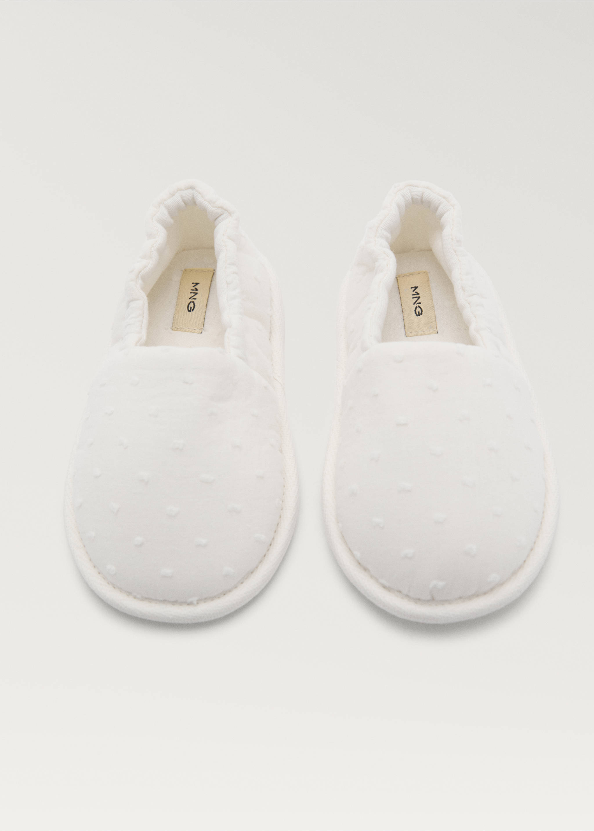 Popeline-Sneaker - Detail des Artikels 2, Weiß. Ref: 87095921-00.