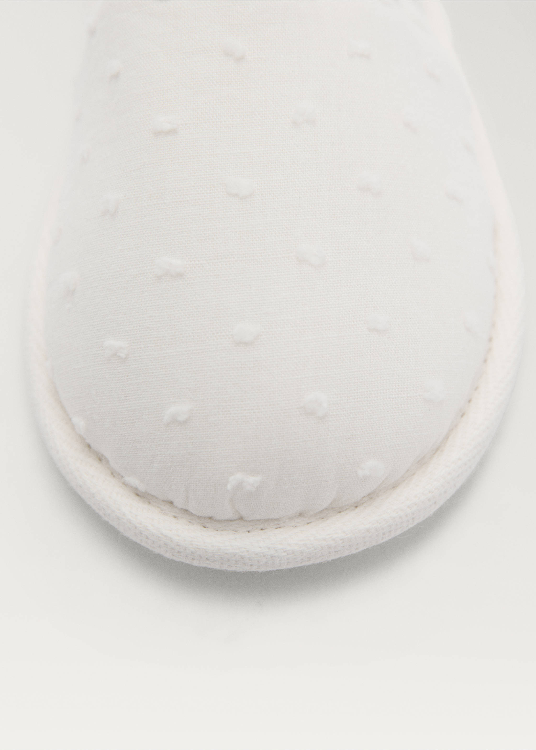 Popeline-Sneaker - Detail des Artikels 3, Weiß. Ref: 87095921-00.