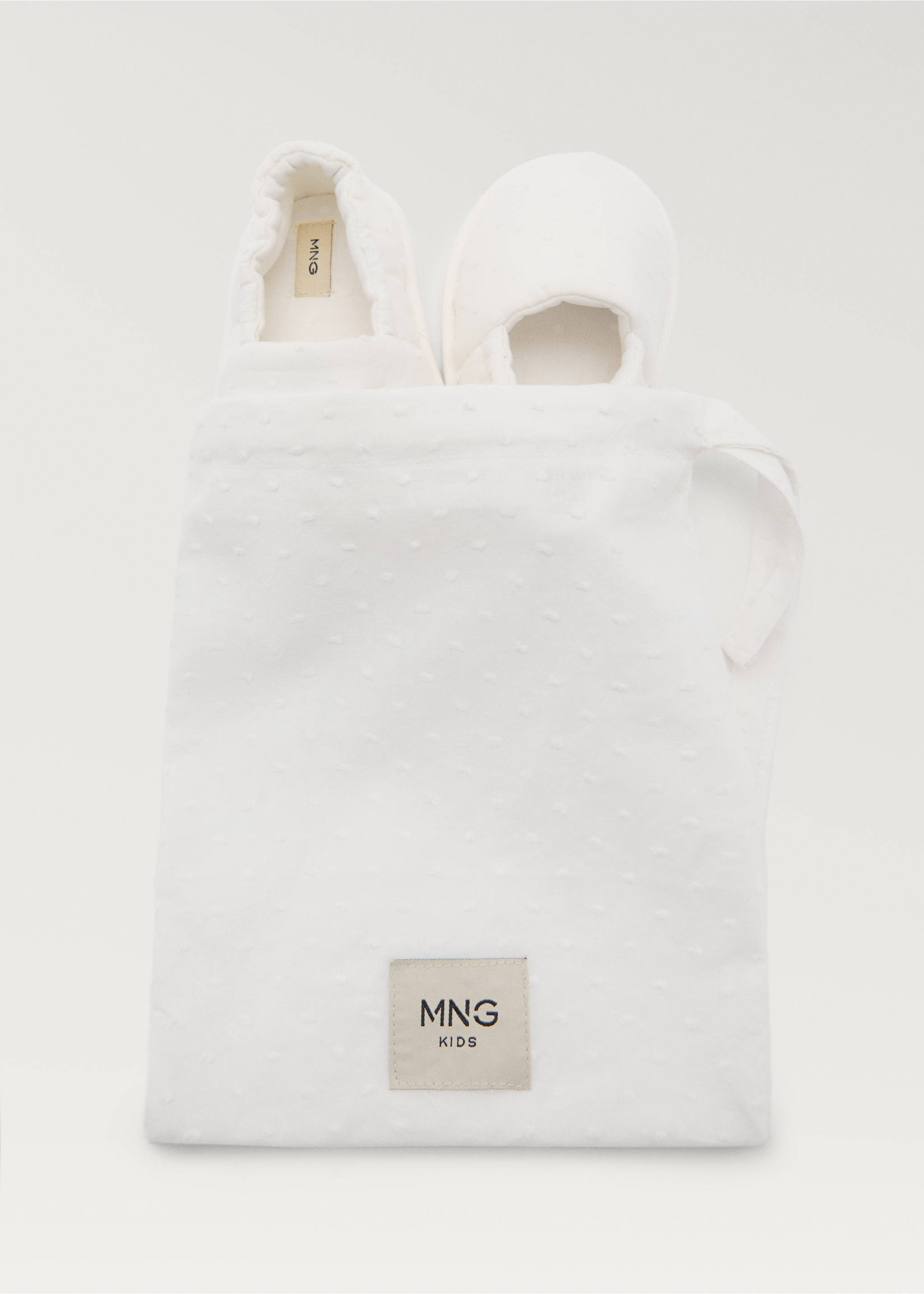 Popeline-Sneaker - Detail des Artikels 4, Weiß. Ref: 87095921-00.