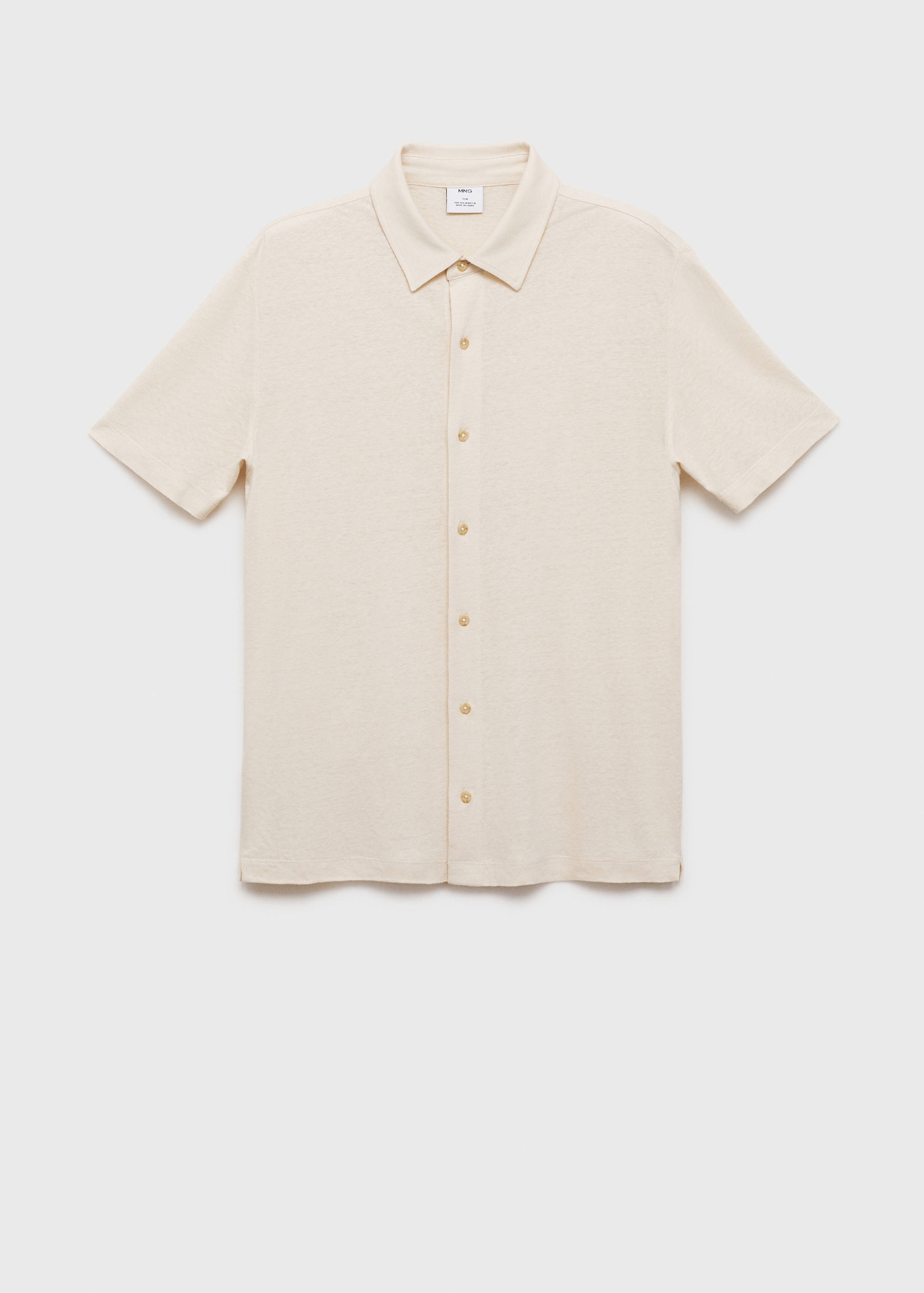 Camicia lino regular-fit - Articolo senza modello