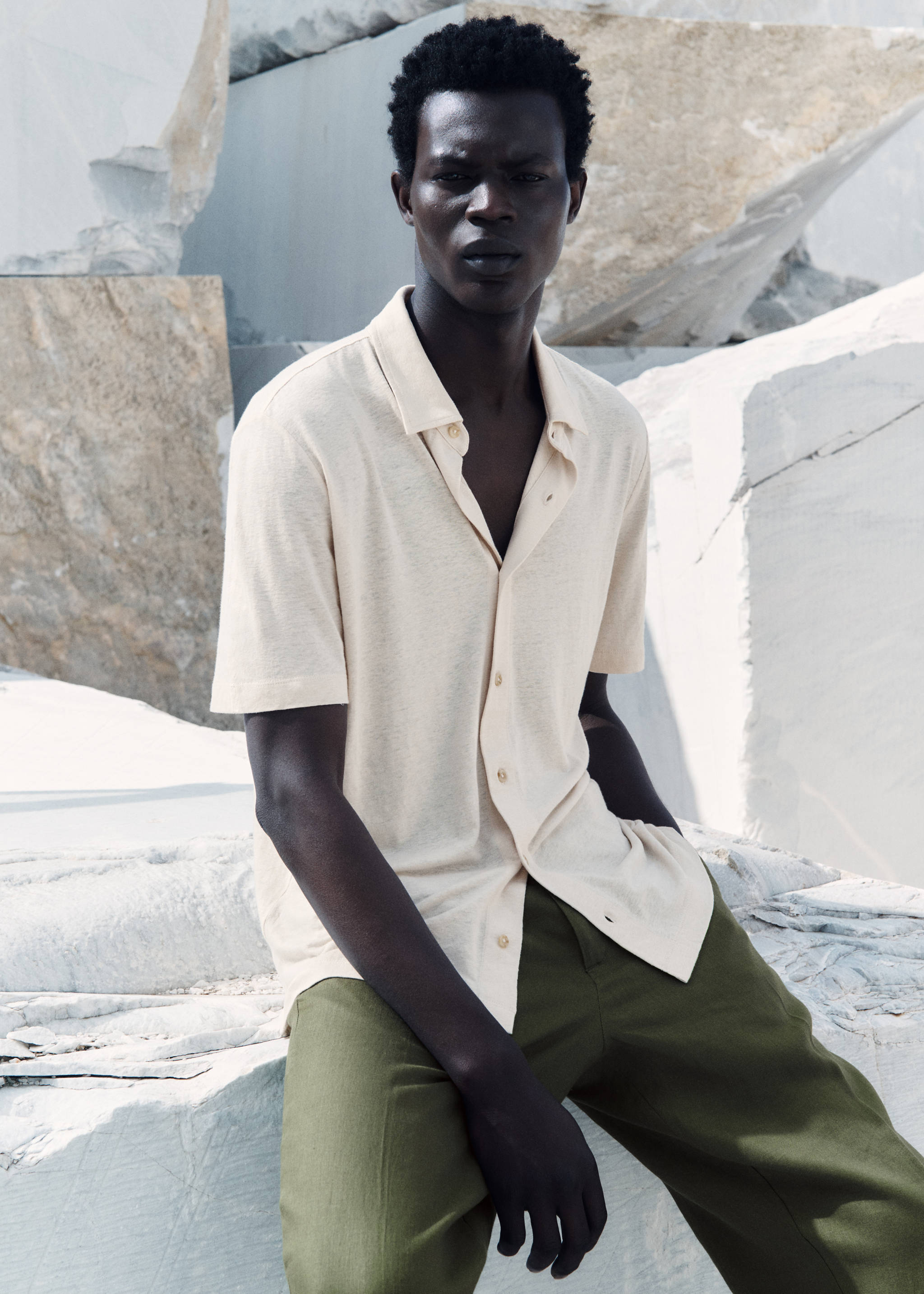 Camicia lino regular-fit - Dettaglio dell'articolo 5