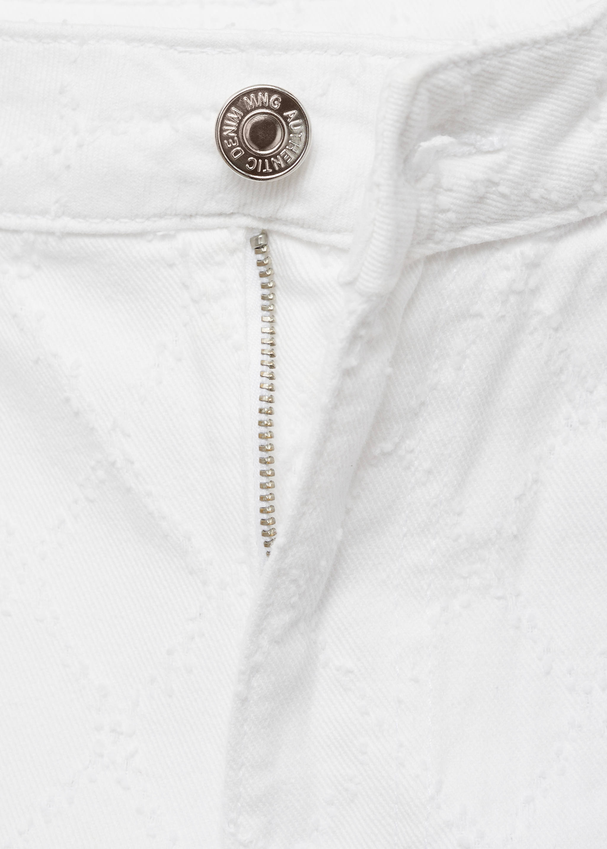 Embroidered cotton shorts - Details of the article 8