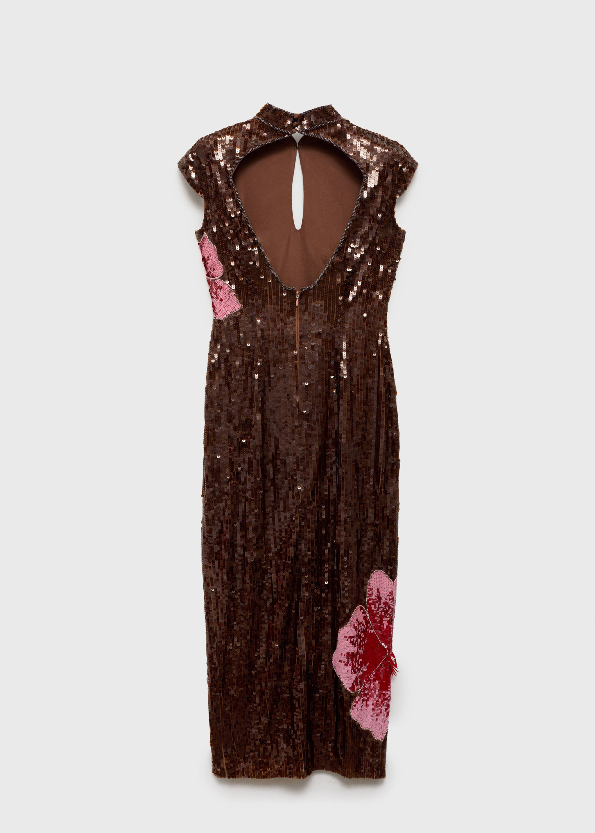 mango sequin embroidered dress Sequin-embroidered design dress - Women