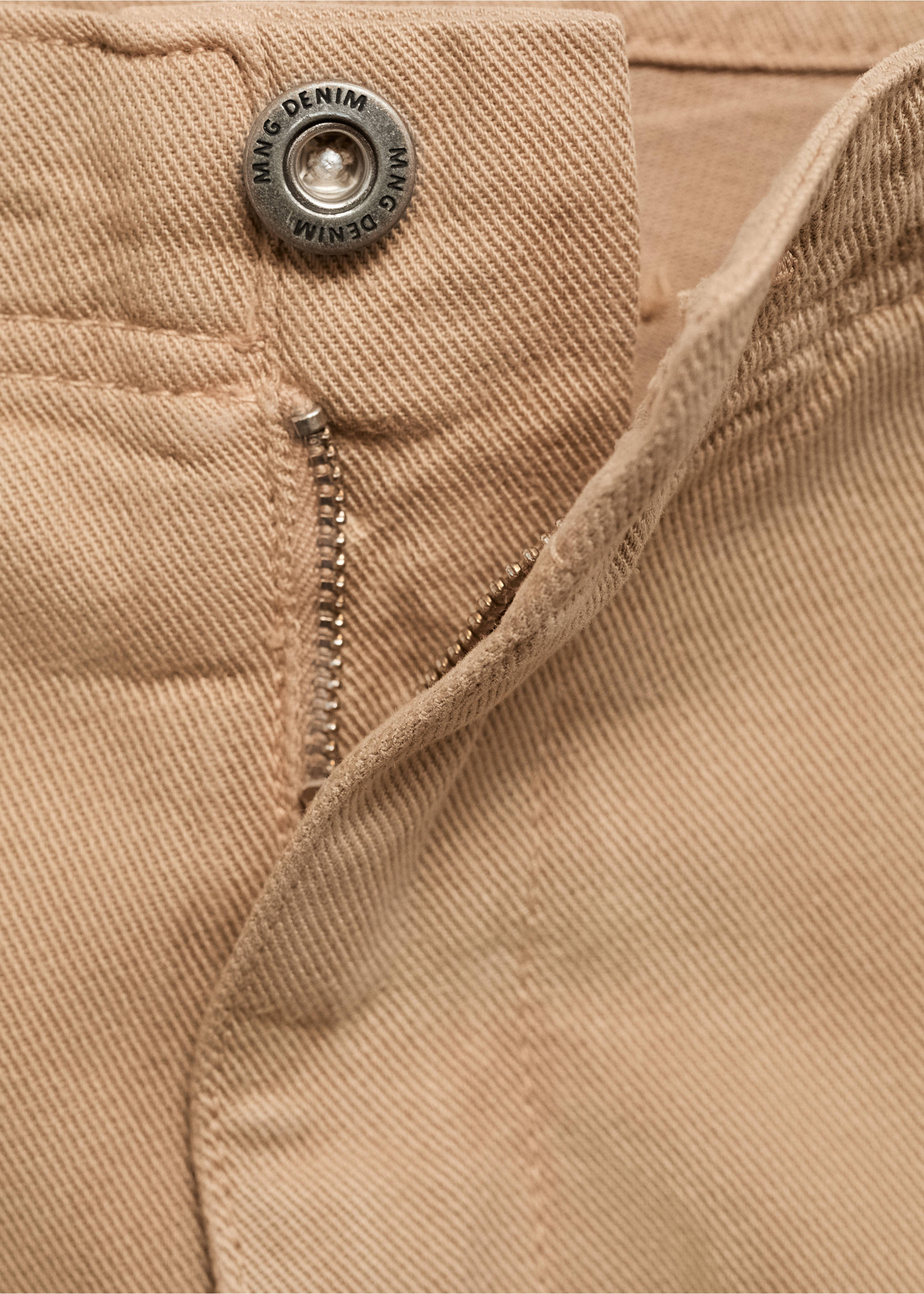 Jeans lyocell regular fit - Detalle del artículo 8, Beige. Ref: 87095929-00.