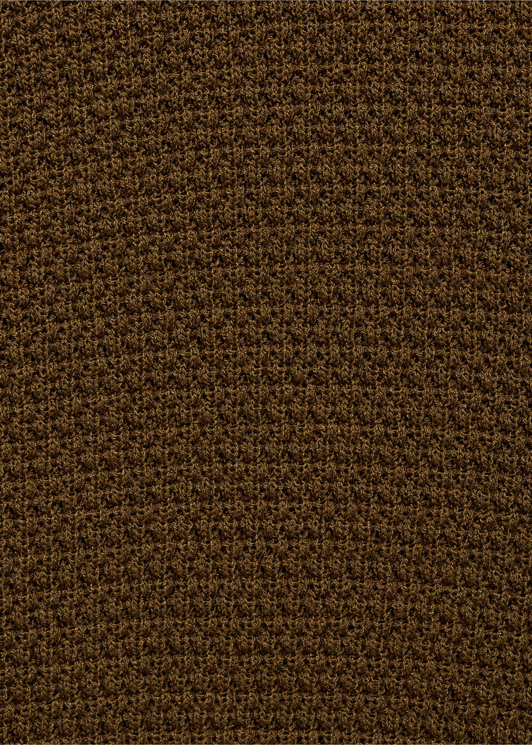 Strukturiertes Strickhemd - Detail des Artikels 0, Braun. Ref: 87095932-00.