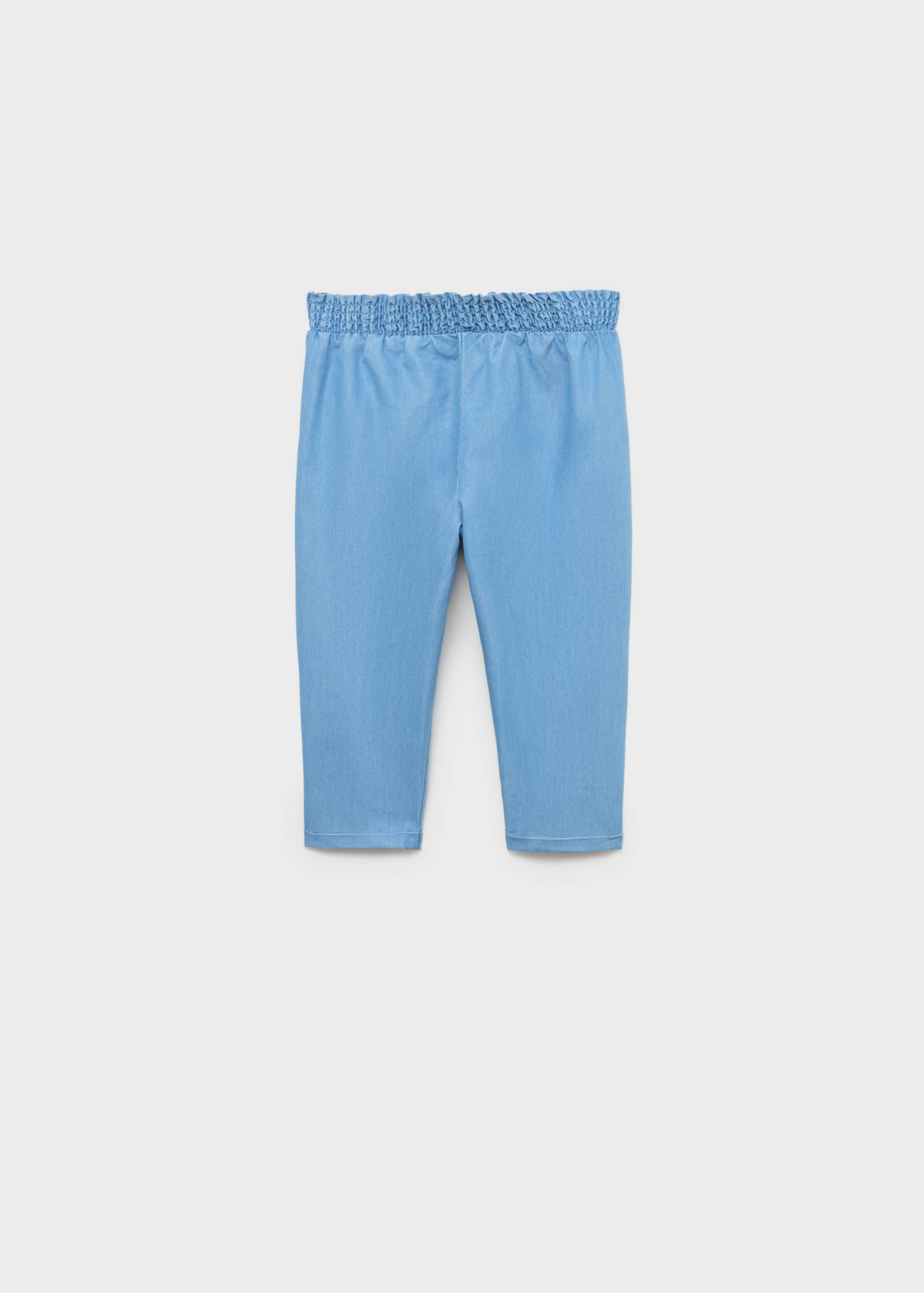 Broek met gesmokte tailleband - Achterkant van het artikel