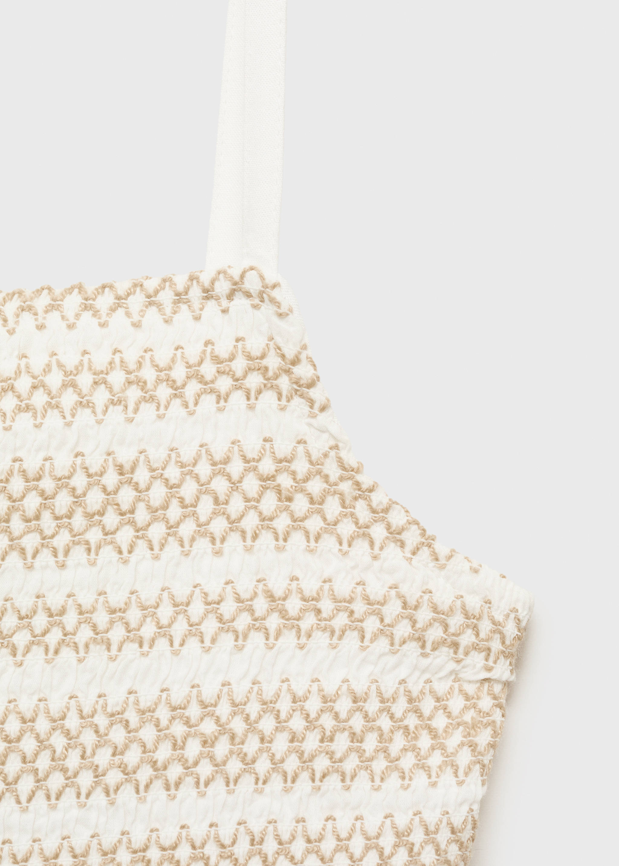 Vestido midi bordado - Detalle del artículo 0