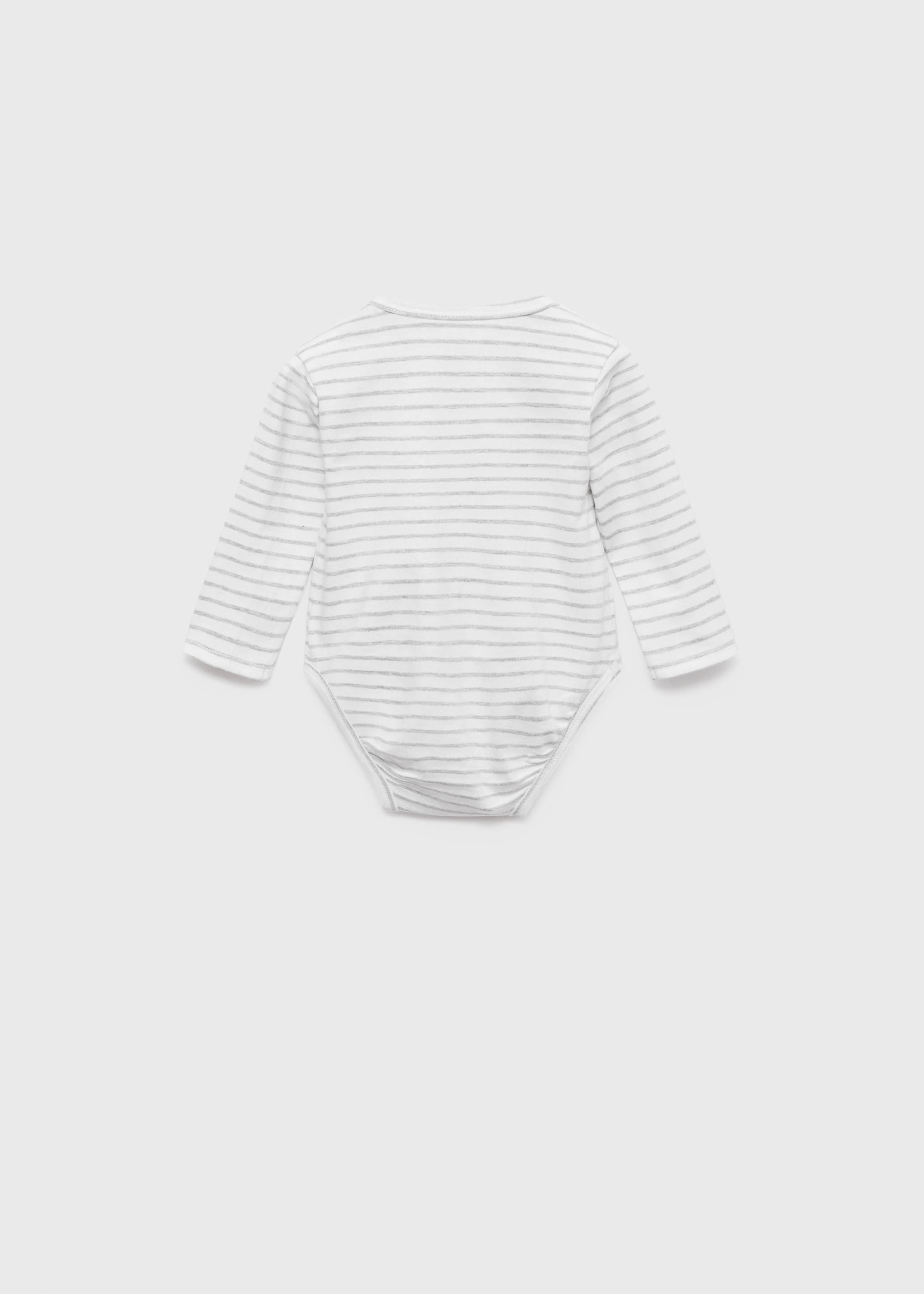 Cotton crossover bodysuit - Reverse of the article