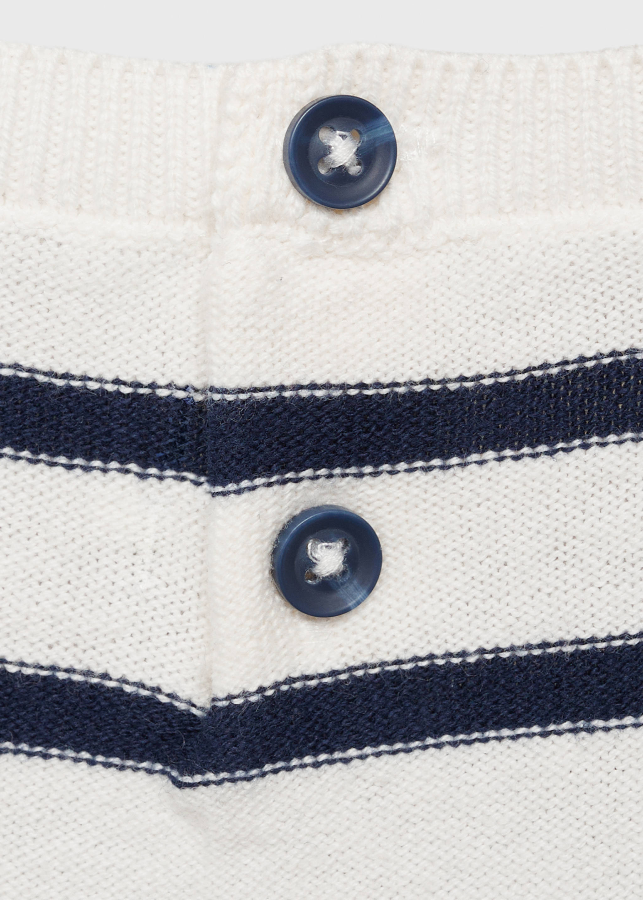 Gestreifter Baumwollpullover - Detail des Artikels 0