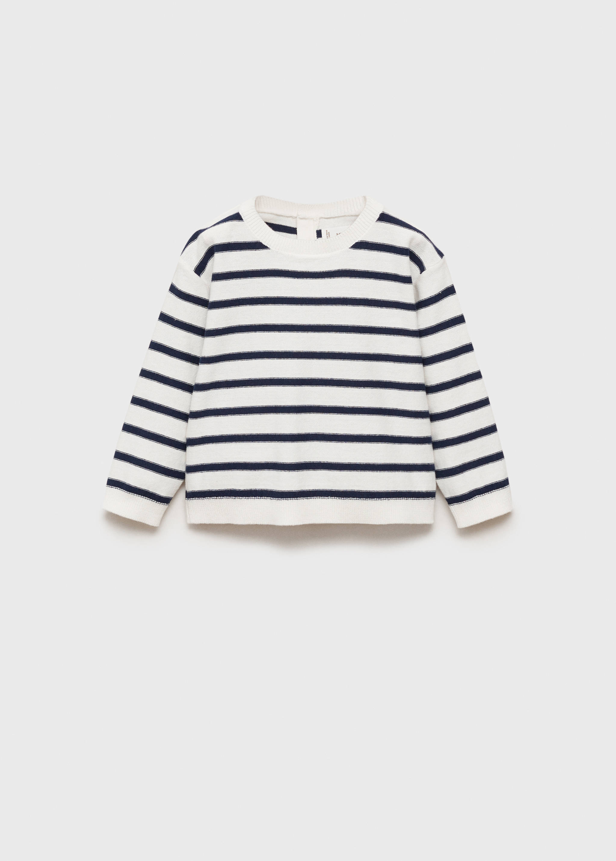 Pull-over coton à rayures - Article sans modèle