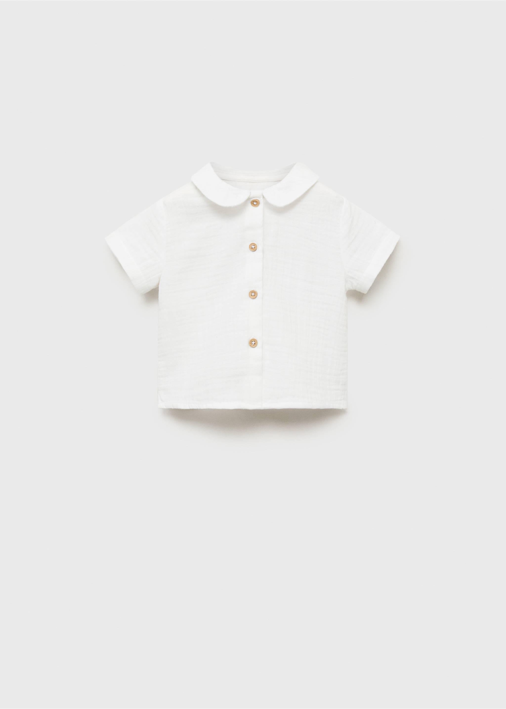 Baby neck t-shirt - Article without model, Off White. Ref: 87095954-00.