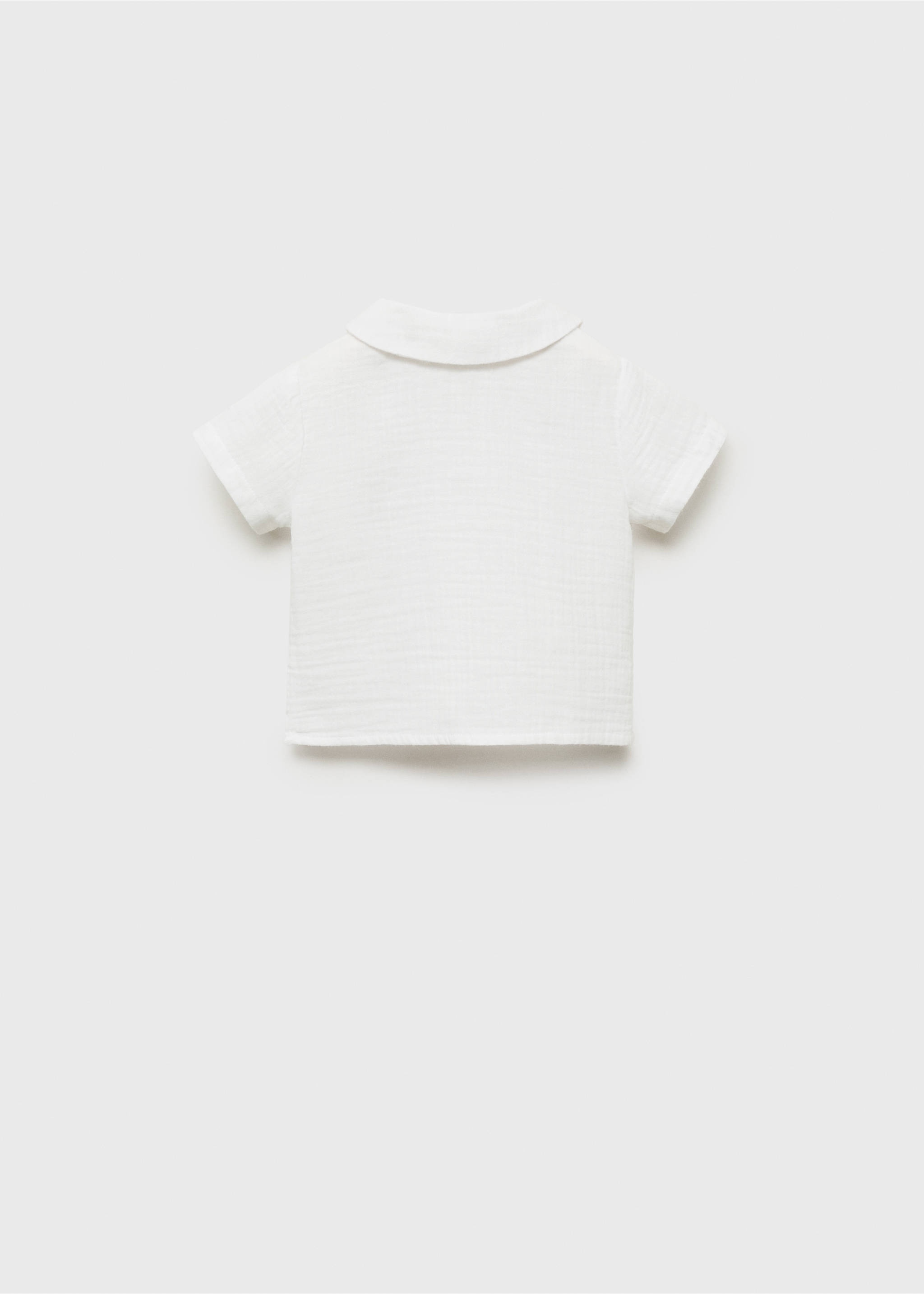 Baby neck t-shirt - Reverse of the article, Off White. Ref: 87095954-00.
