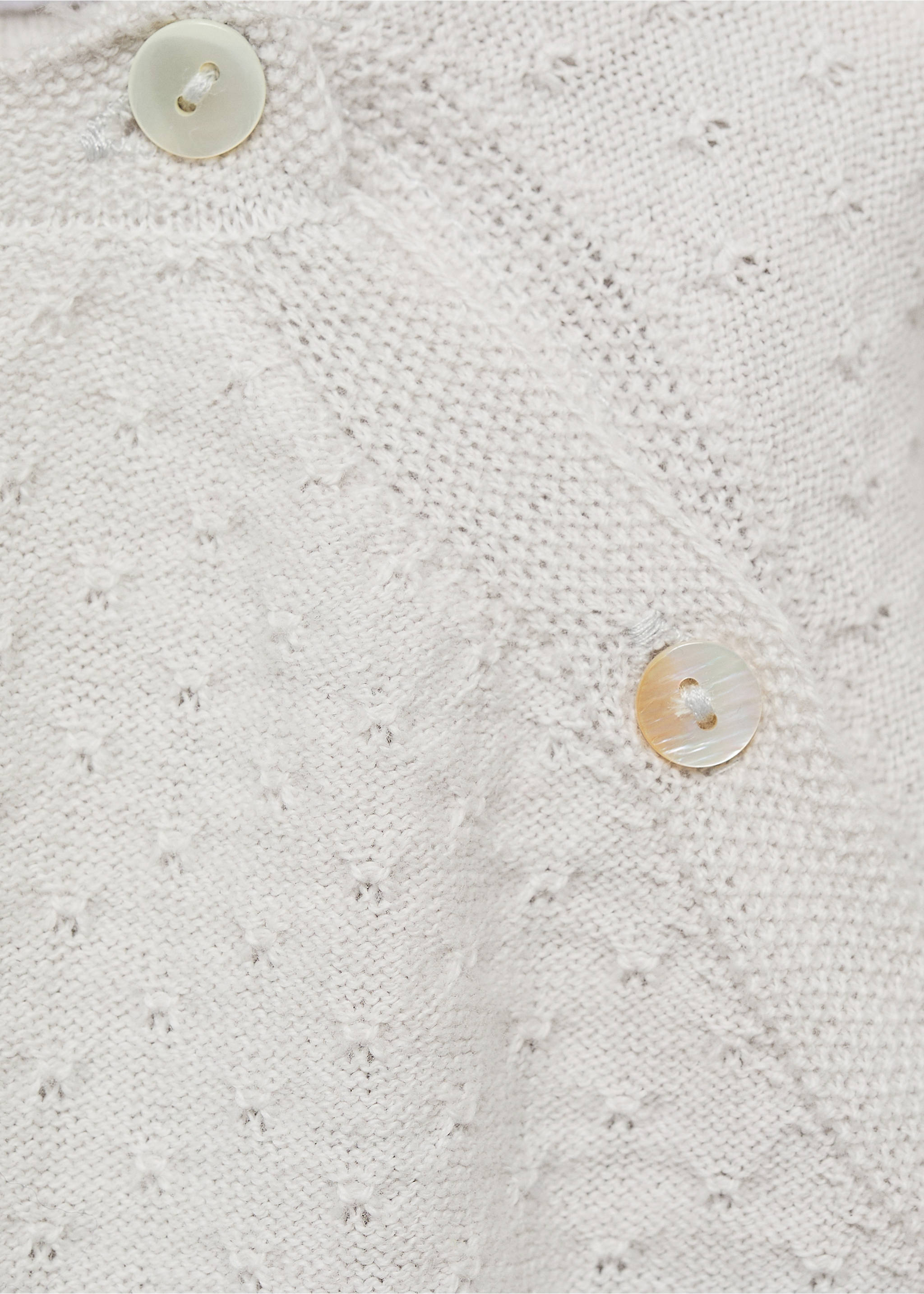 Strickpullover mit Stickmotiven - Detail des Artikels 8, Hellgrau meliert. Ref: 87095957-00.