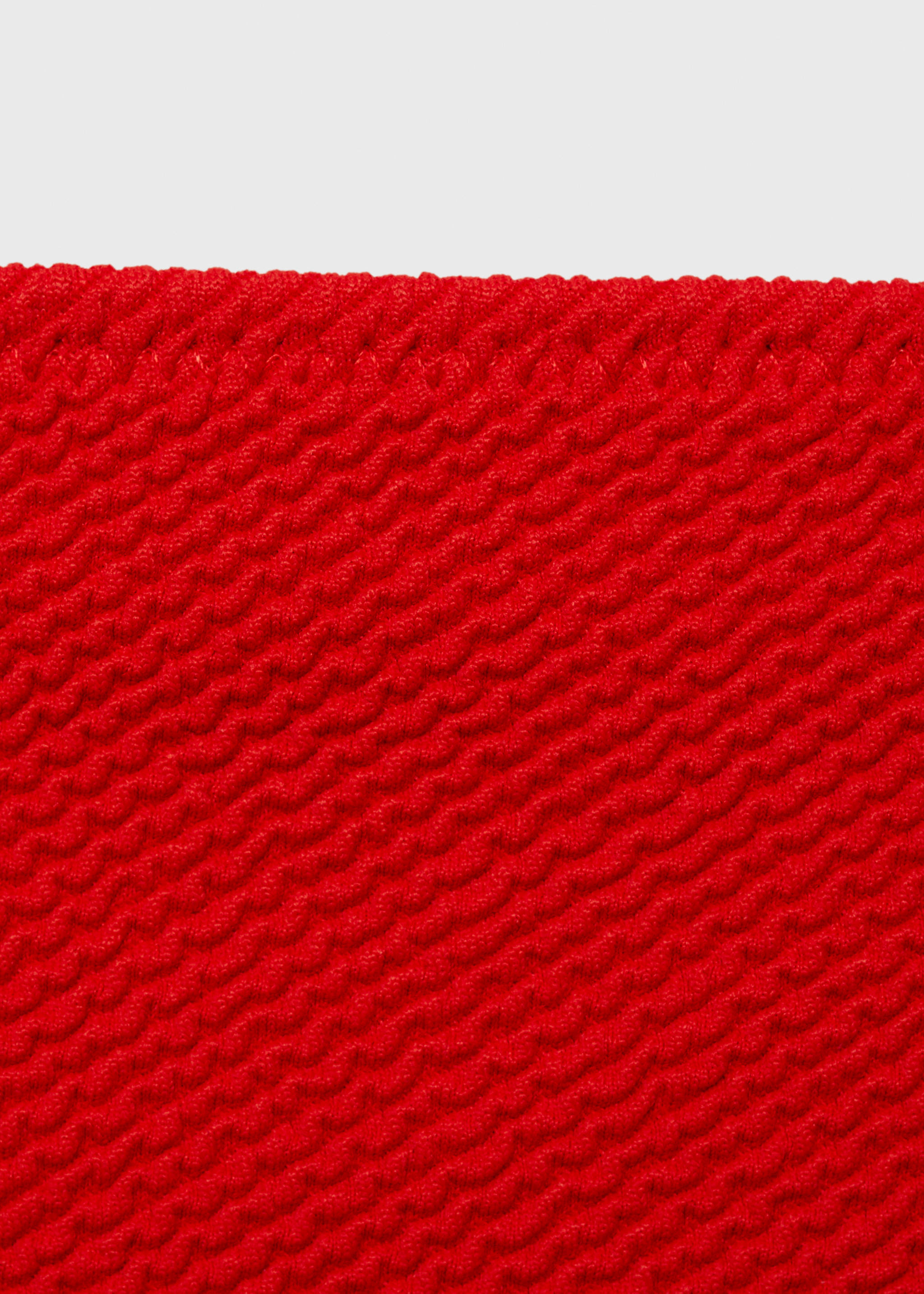 Ribbed high-waisted bikini bottom - Details of the article 8