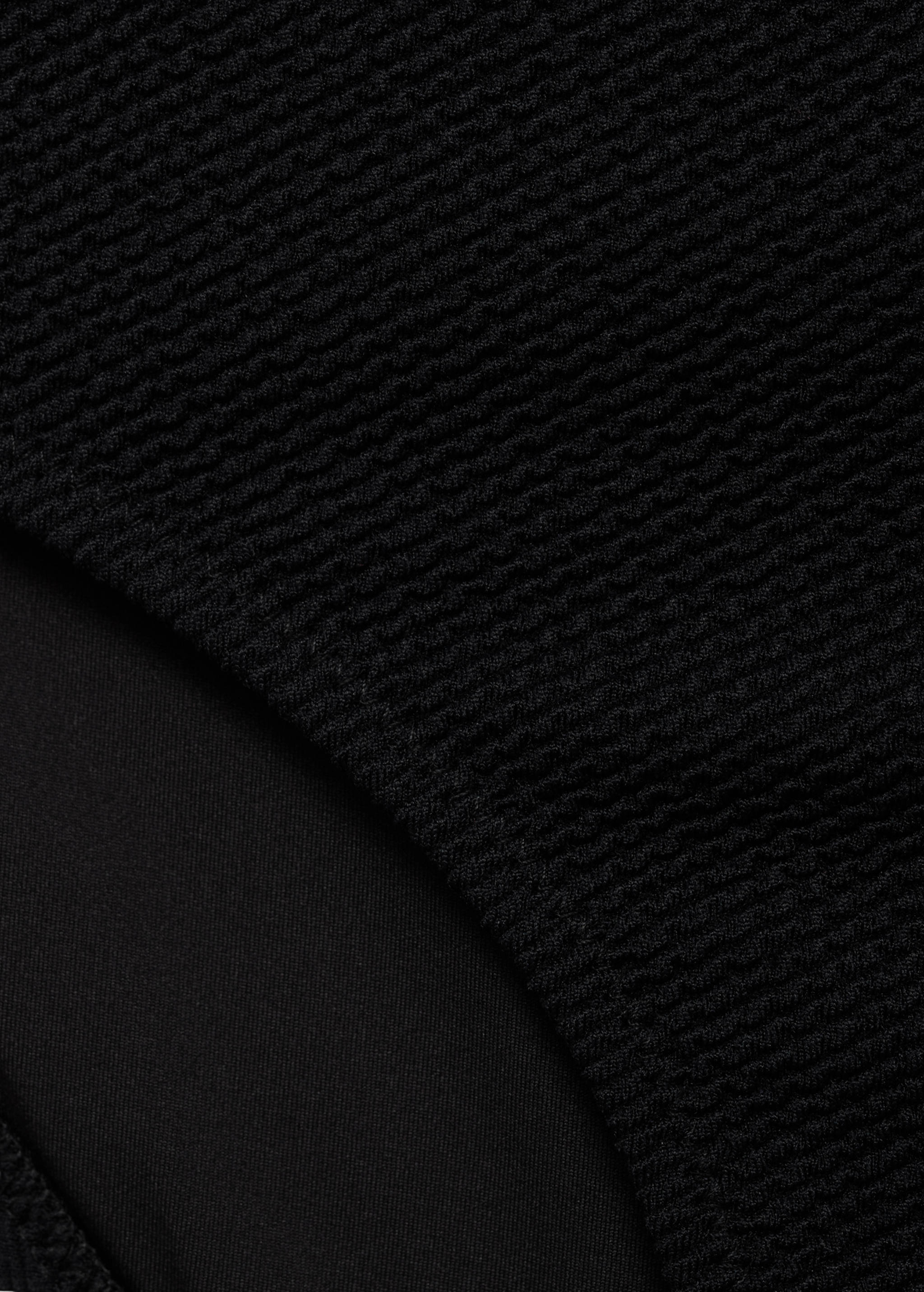 Ribbed high-waisted bikini bottom - Details of the article 8