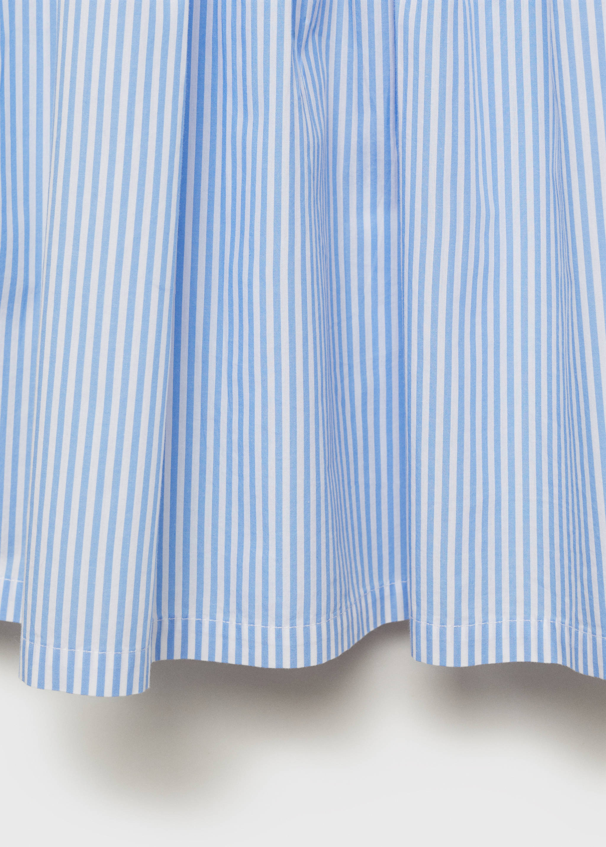 Gerafftes Streifenkleid - Detail des Artikels 0