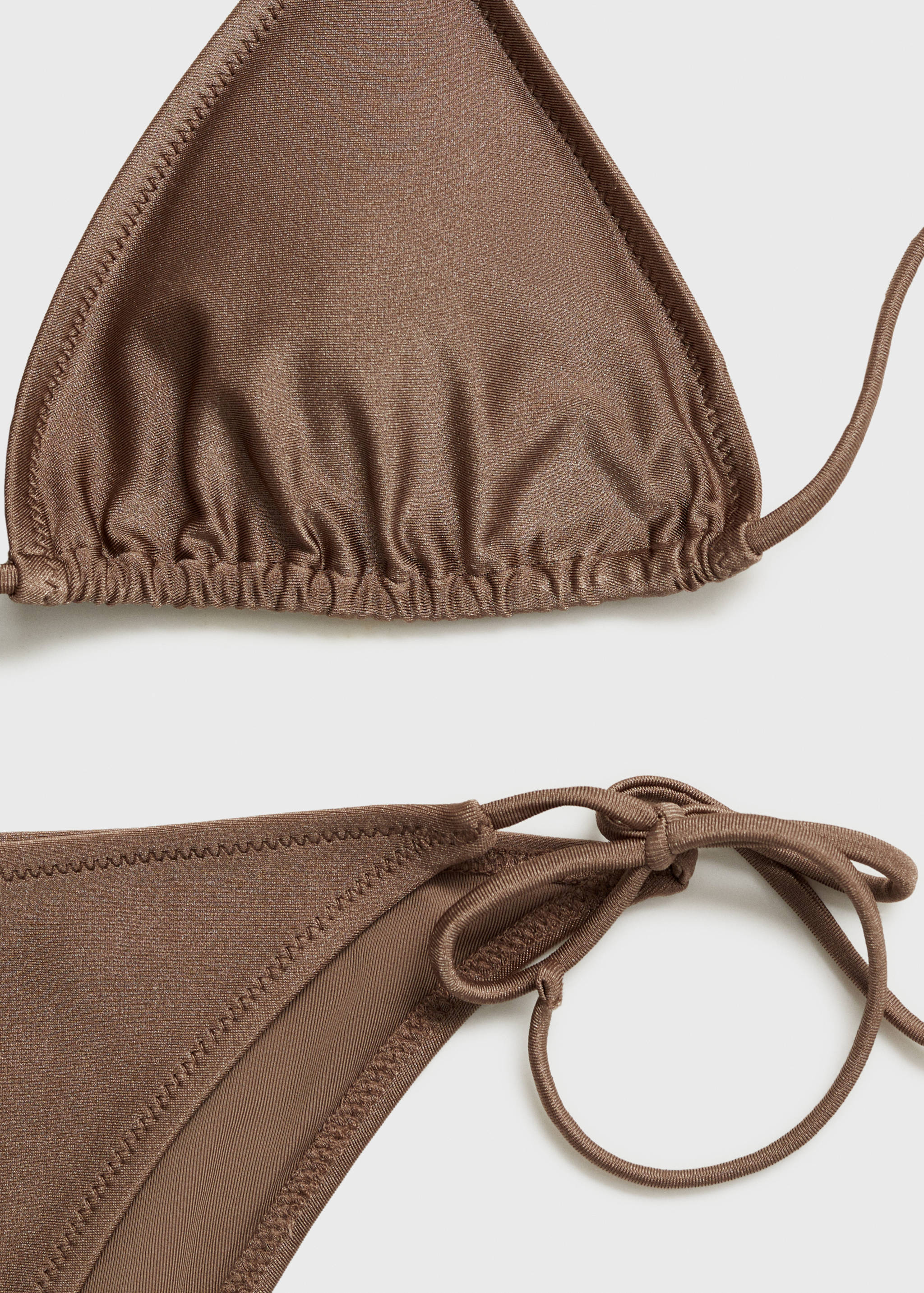 Shiny finish bikini bottom - Details of the article 8