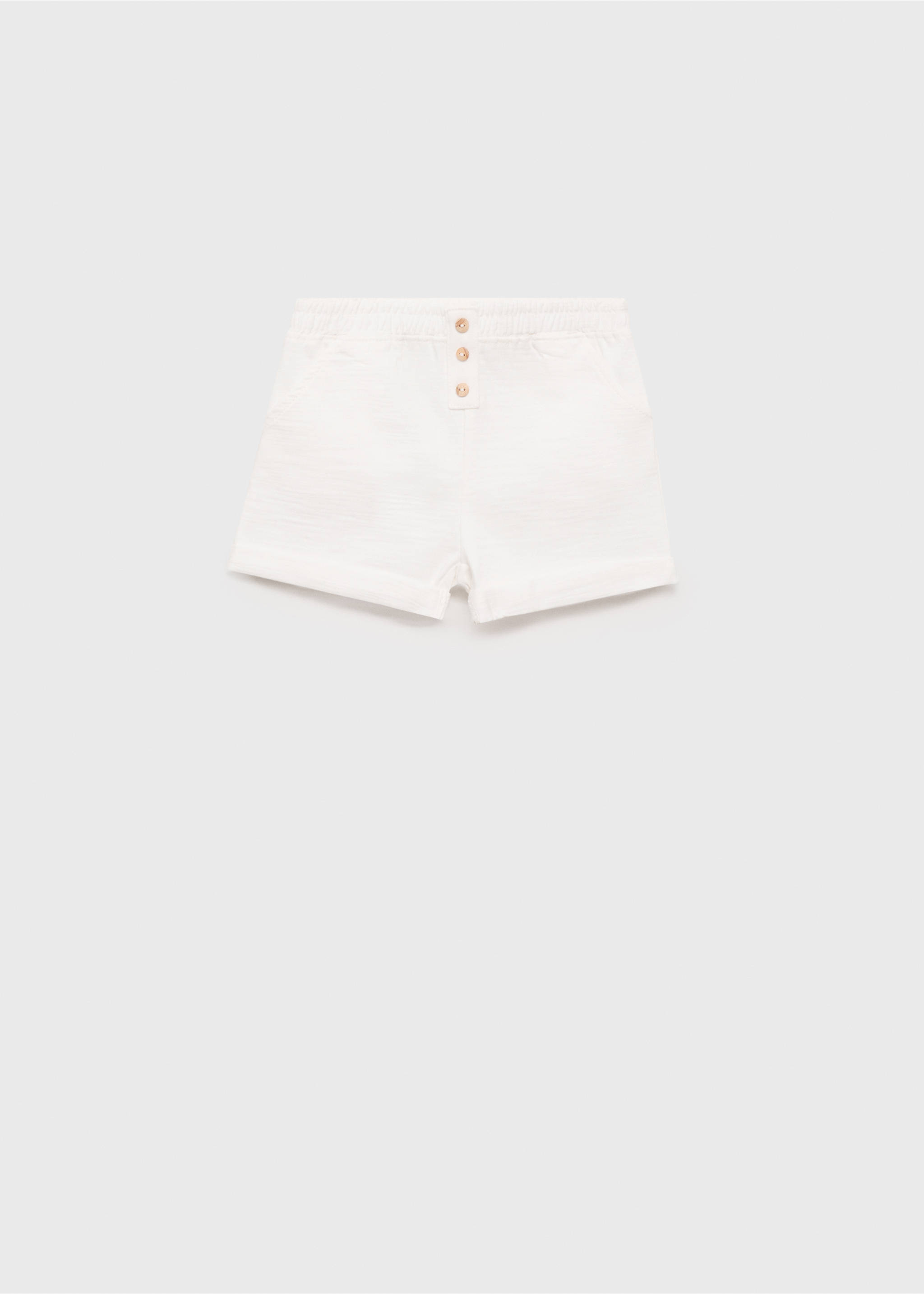 Cotton shorts - Article without model, Off White. Ref: 87095972-00.