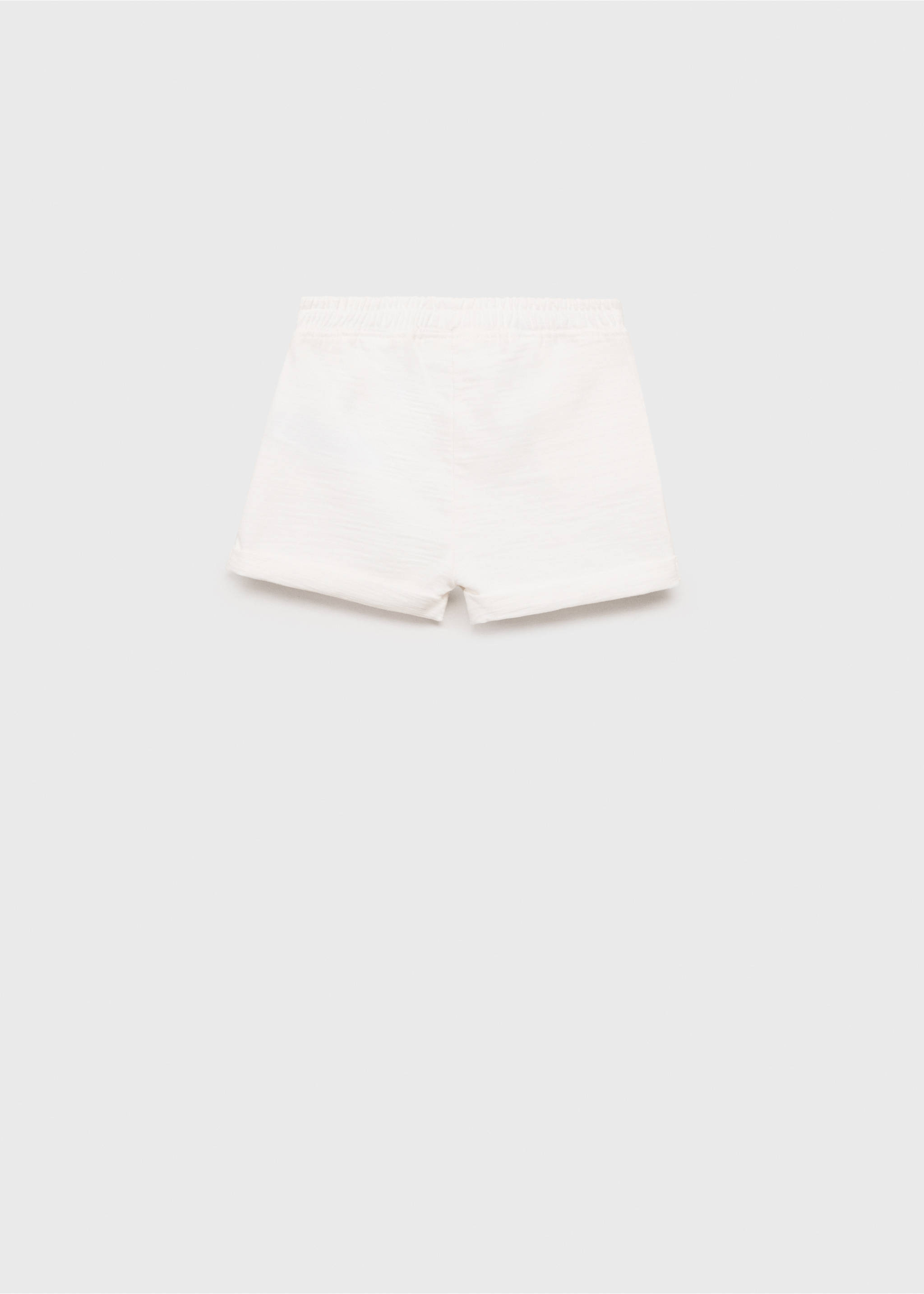 Cotton shorts - Reverse of the article, Off White. Ref: 87095972-00.