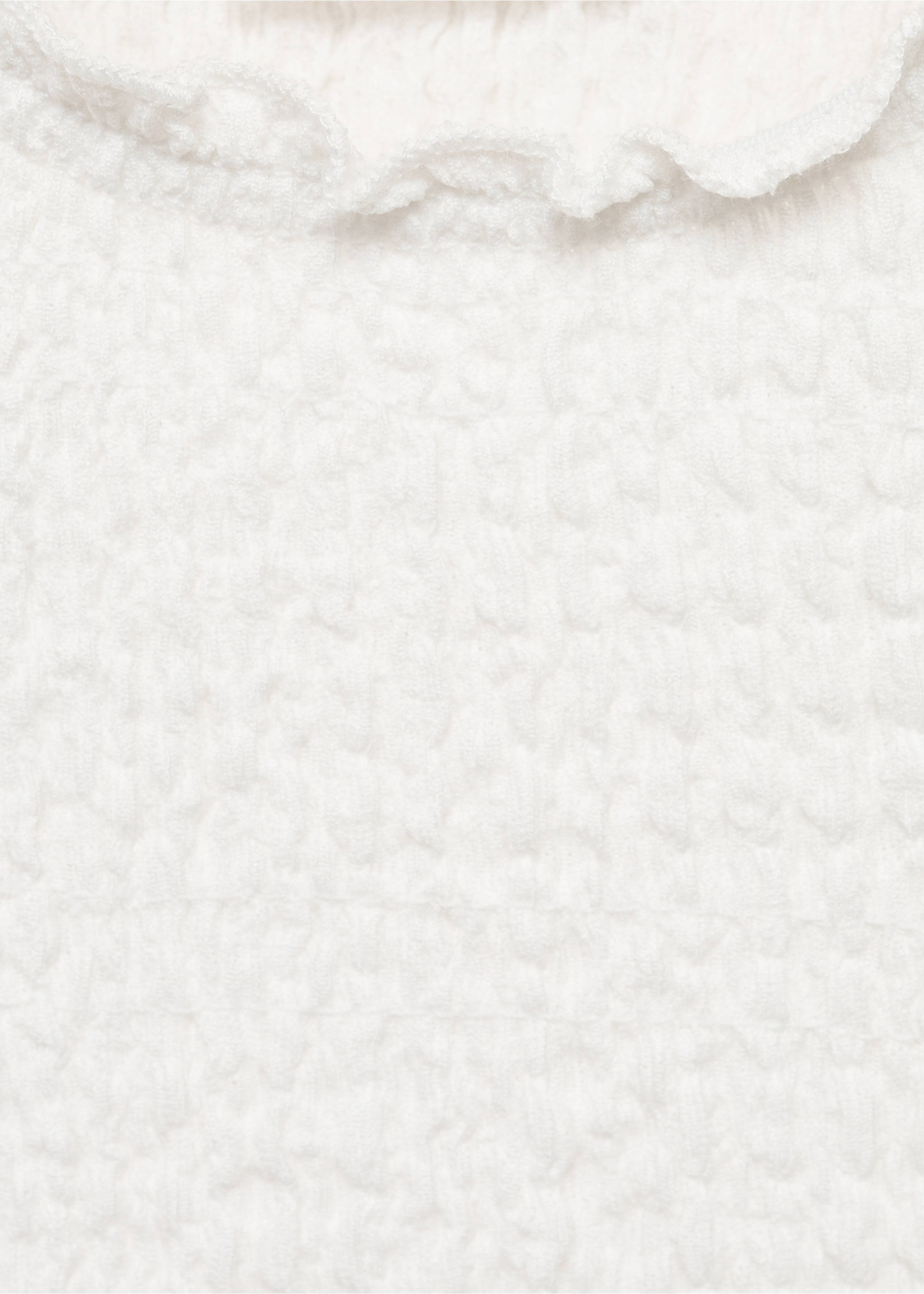 Top textura frunzit - Detall de l'article 8, Blanc trencat. Ref: 87095974-00.