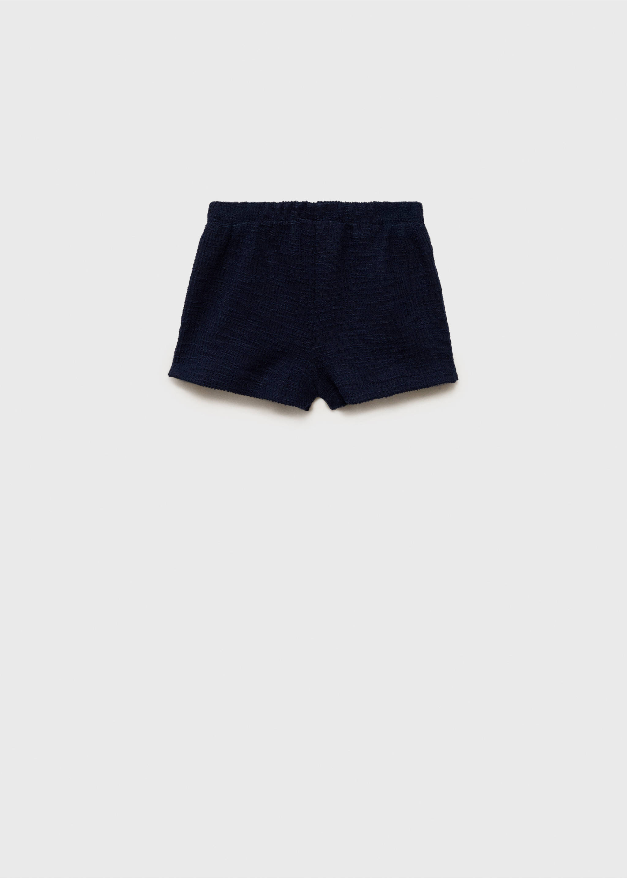 Jupe short nœud - Verso de l’article, Bleu marine foncé. Ref: 87095975-00.