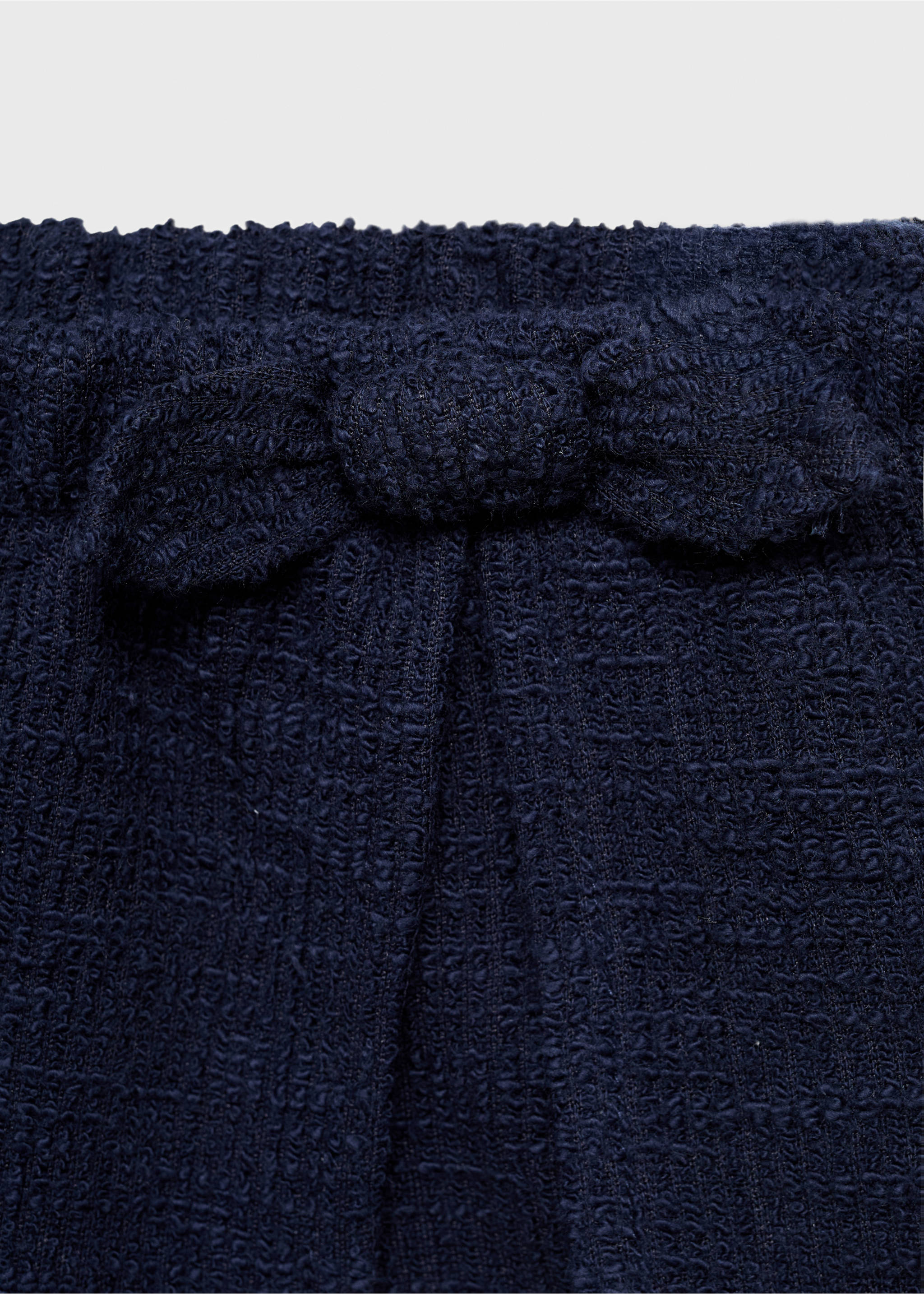 Jupe short nœud - Détail de l'article 8, Bleu marine foncé. Ref: 87095975-00.