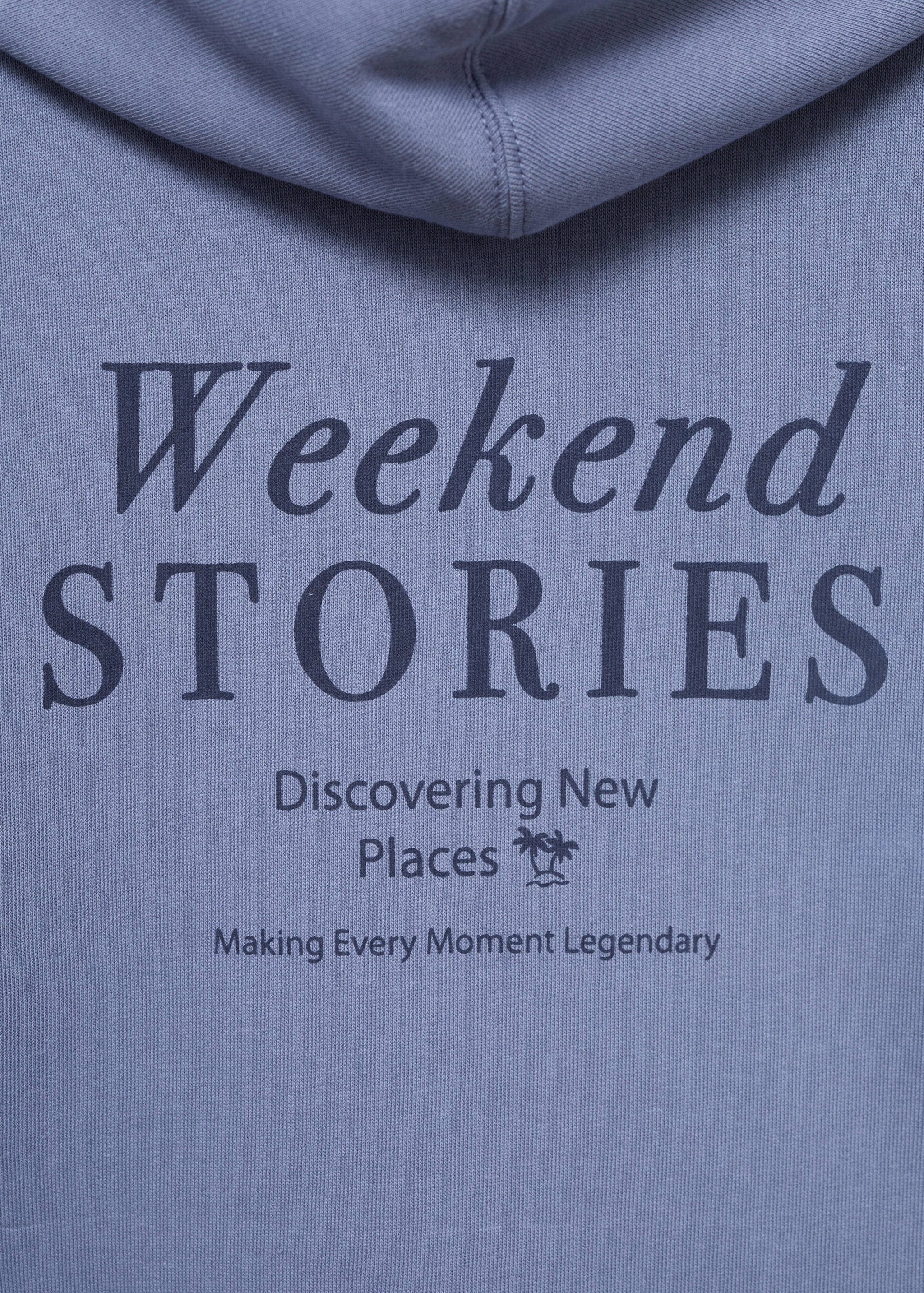 Sweatshirt with open hood - Details of the article 8