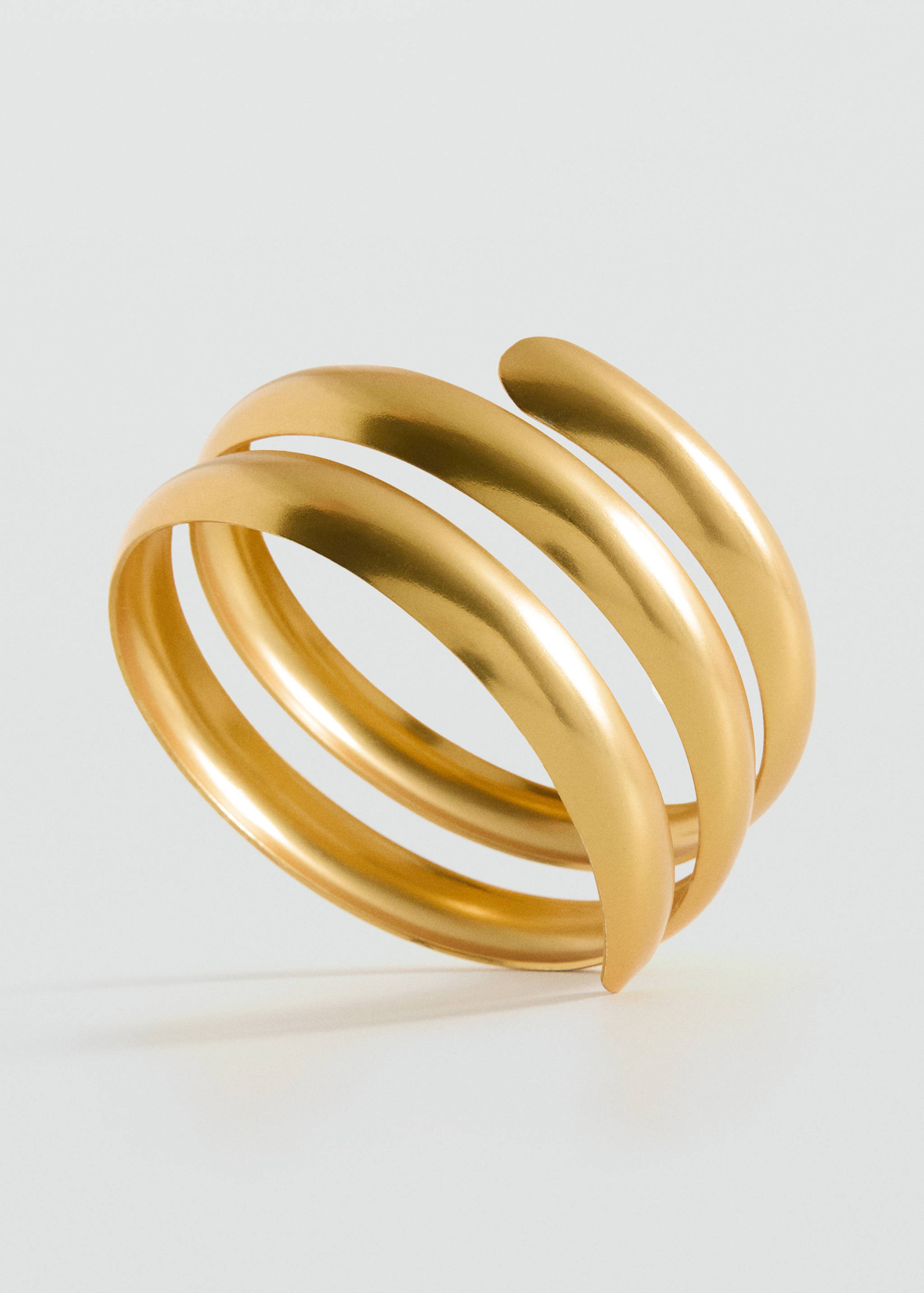 Bracciale rigido spirale - Piano medio