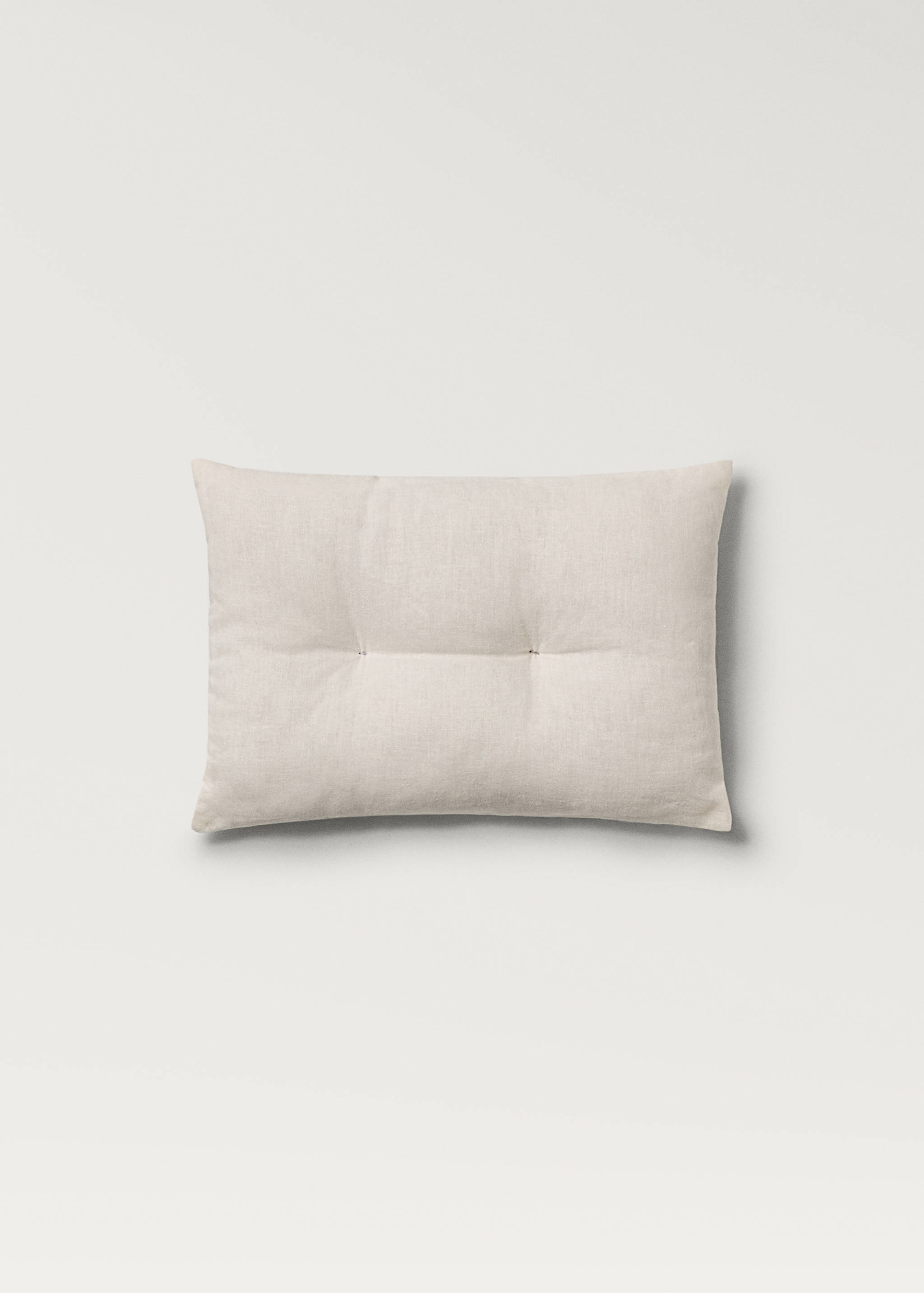 Linen cotton children’s cushion with stitching detail 30x20 cm - Details of the article 1