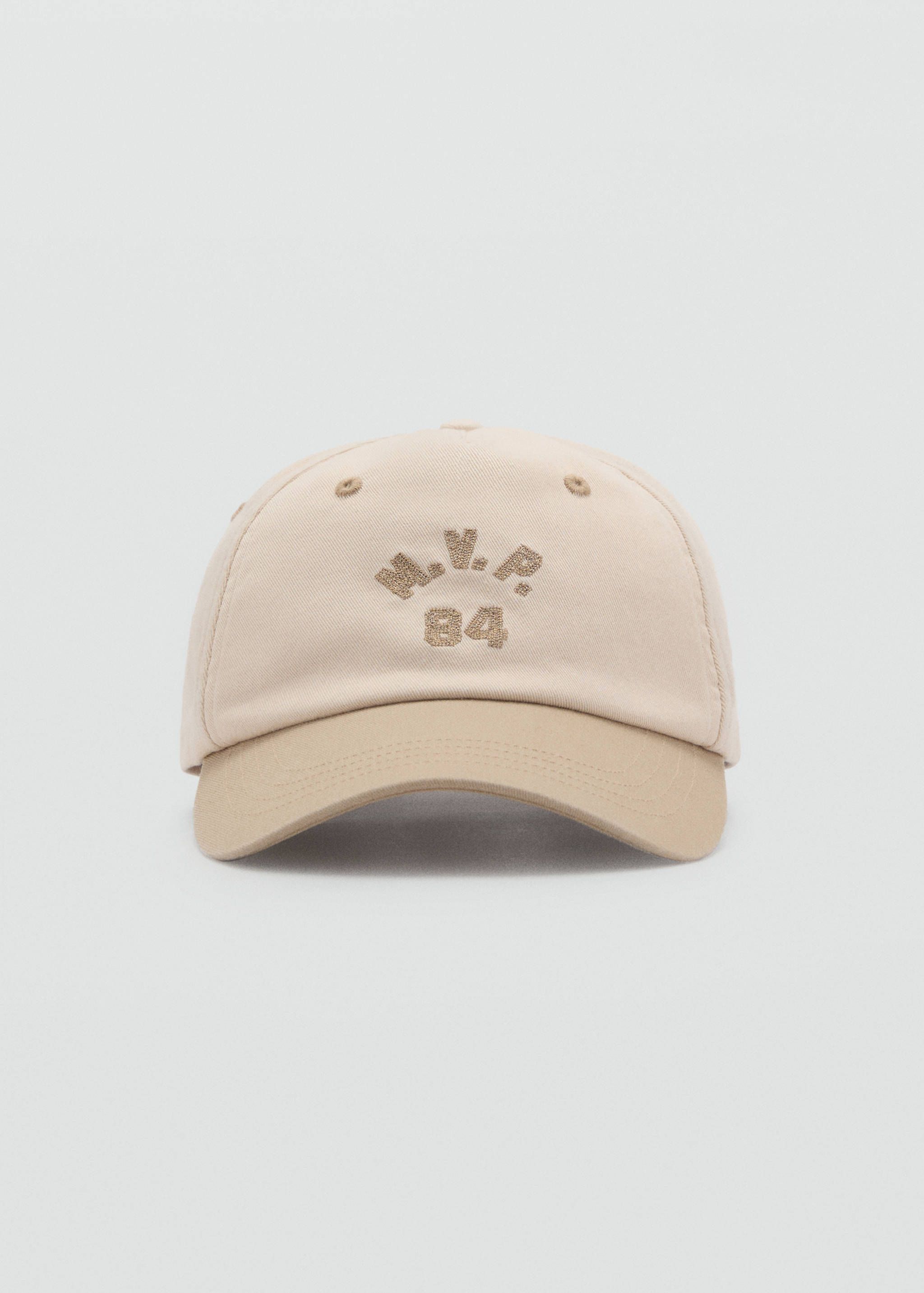 Casquette brodée coton - Plan moyen
