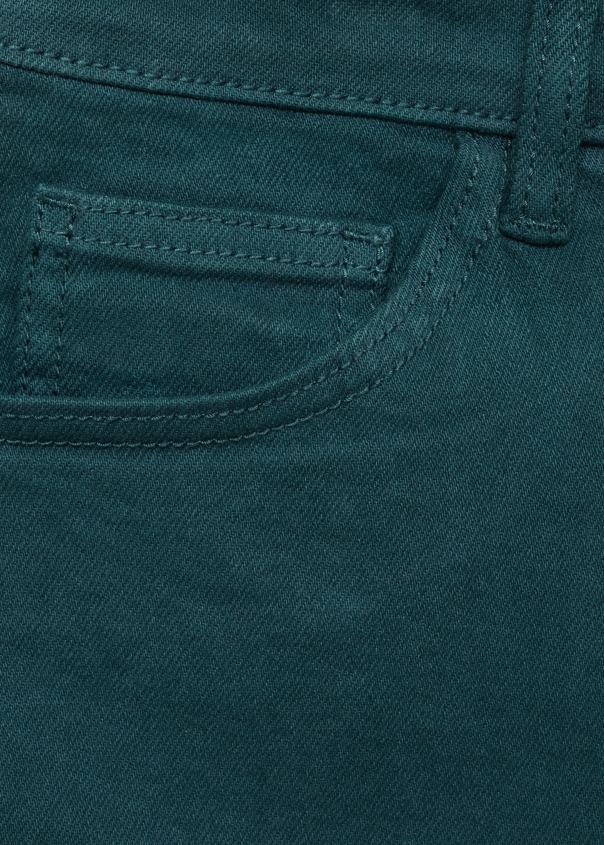 Jeansshorts mit ausgefranstem Saum - Detail des Artikels 0