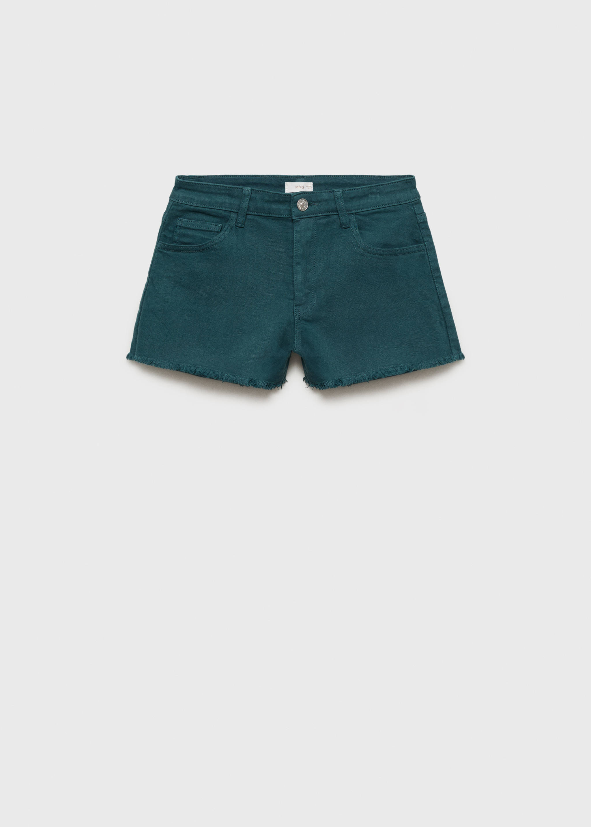 Jeansshorts mit ausgefranstem Saum - Artikel ohne Model