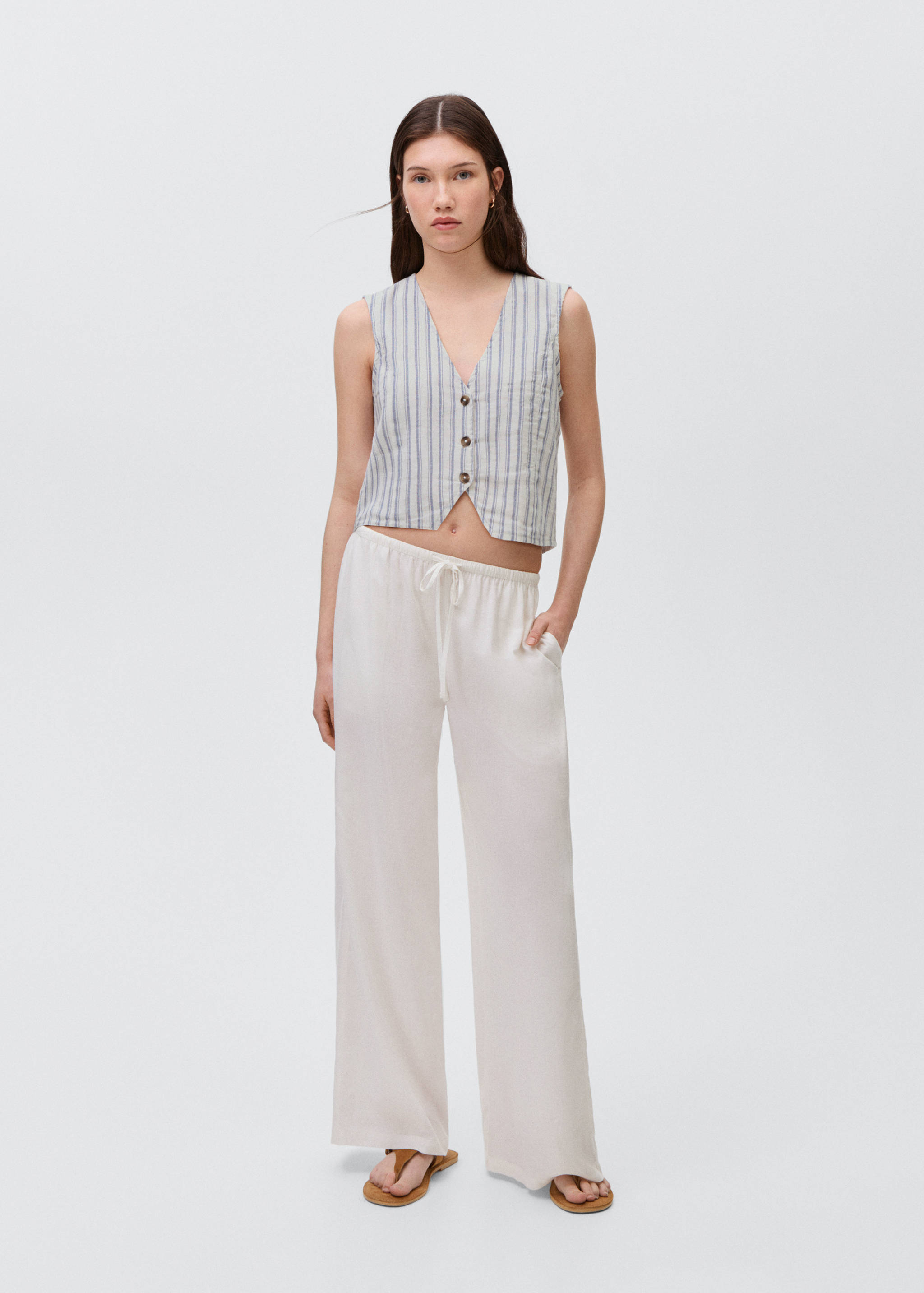 Armilla vestit ratlles - Pla general