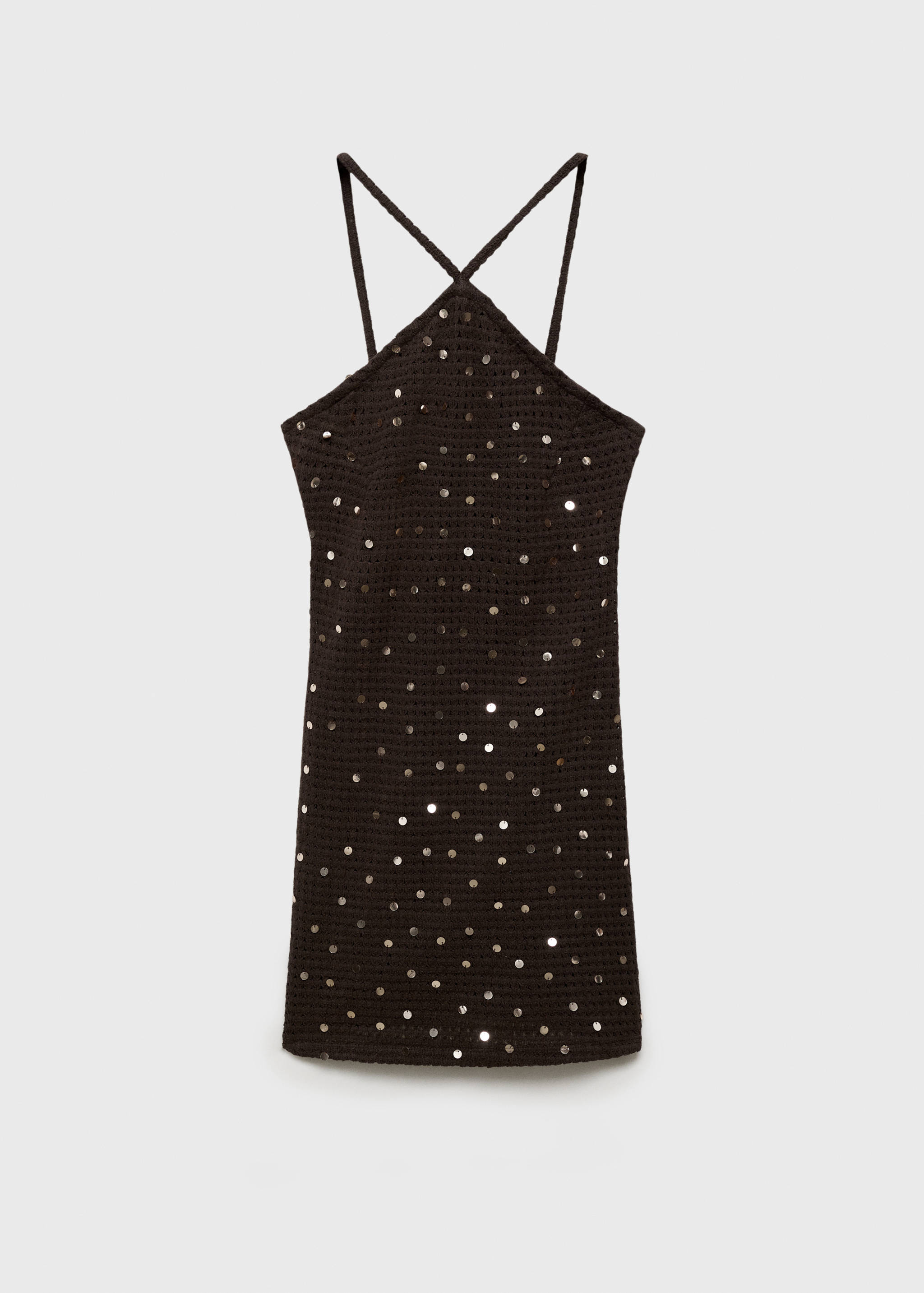 Crochet dress with sequins - Article without model