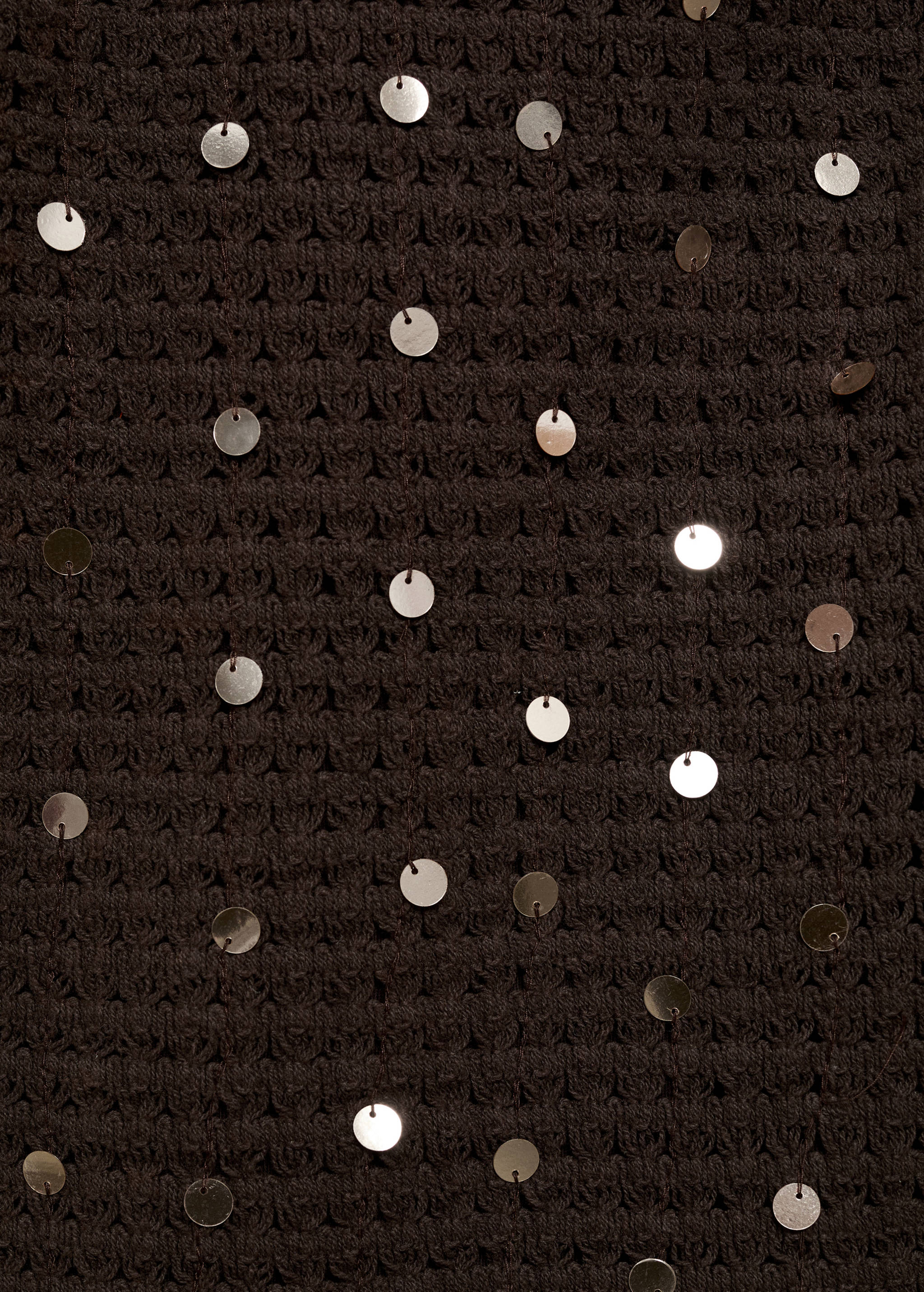 Crochet dress with sequins - Details of the article 0