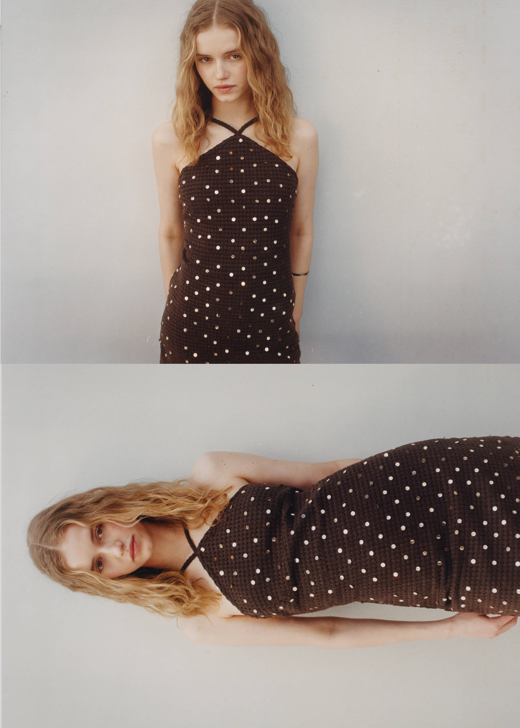 Crochet dress with sequins - Details of the article 5