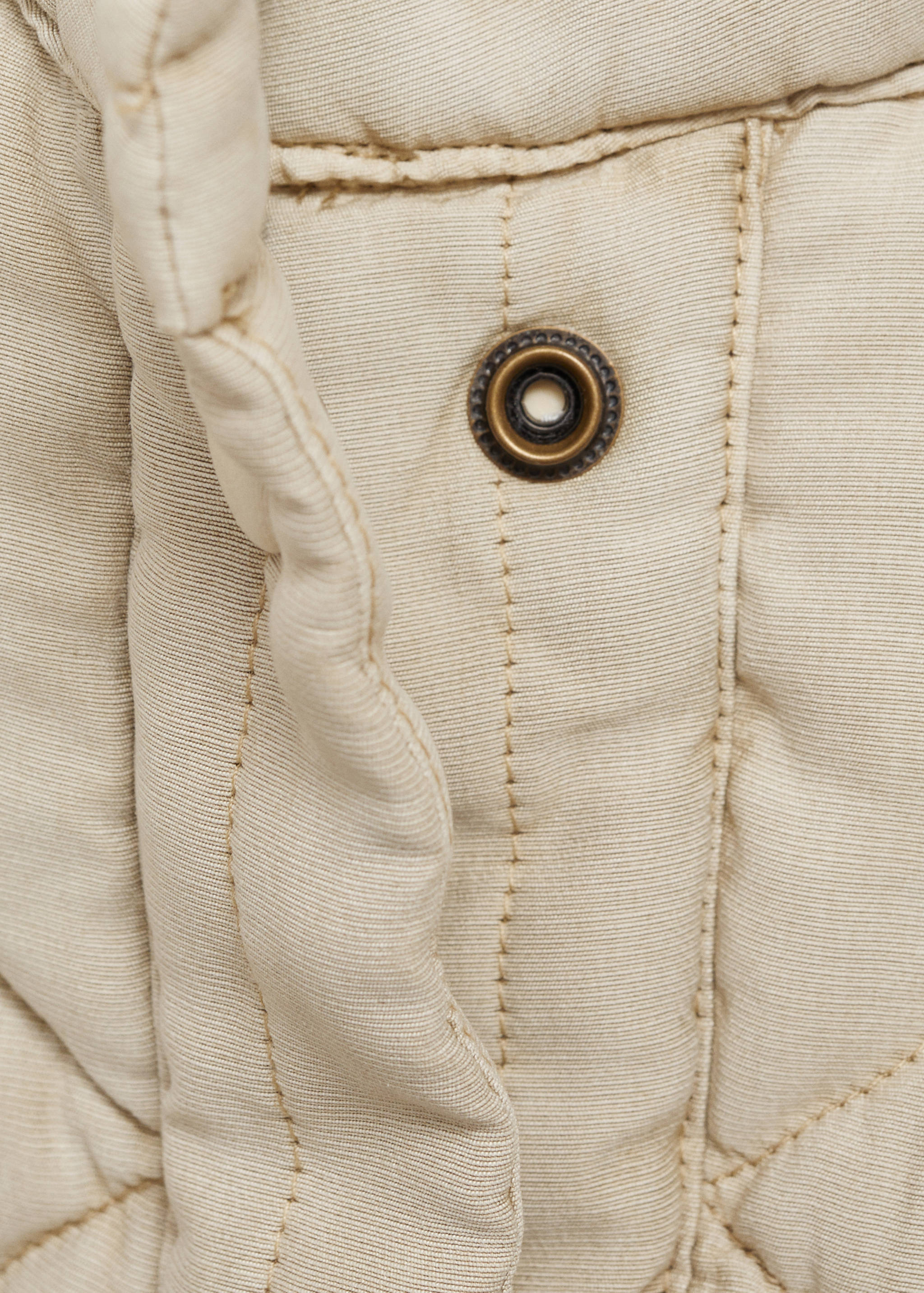 Floral-embroidered padded jacket - Details of the article 8