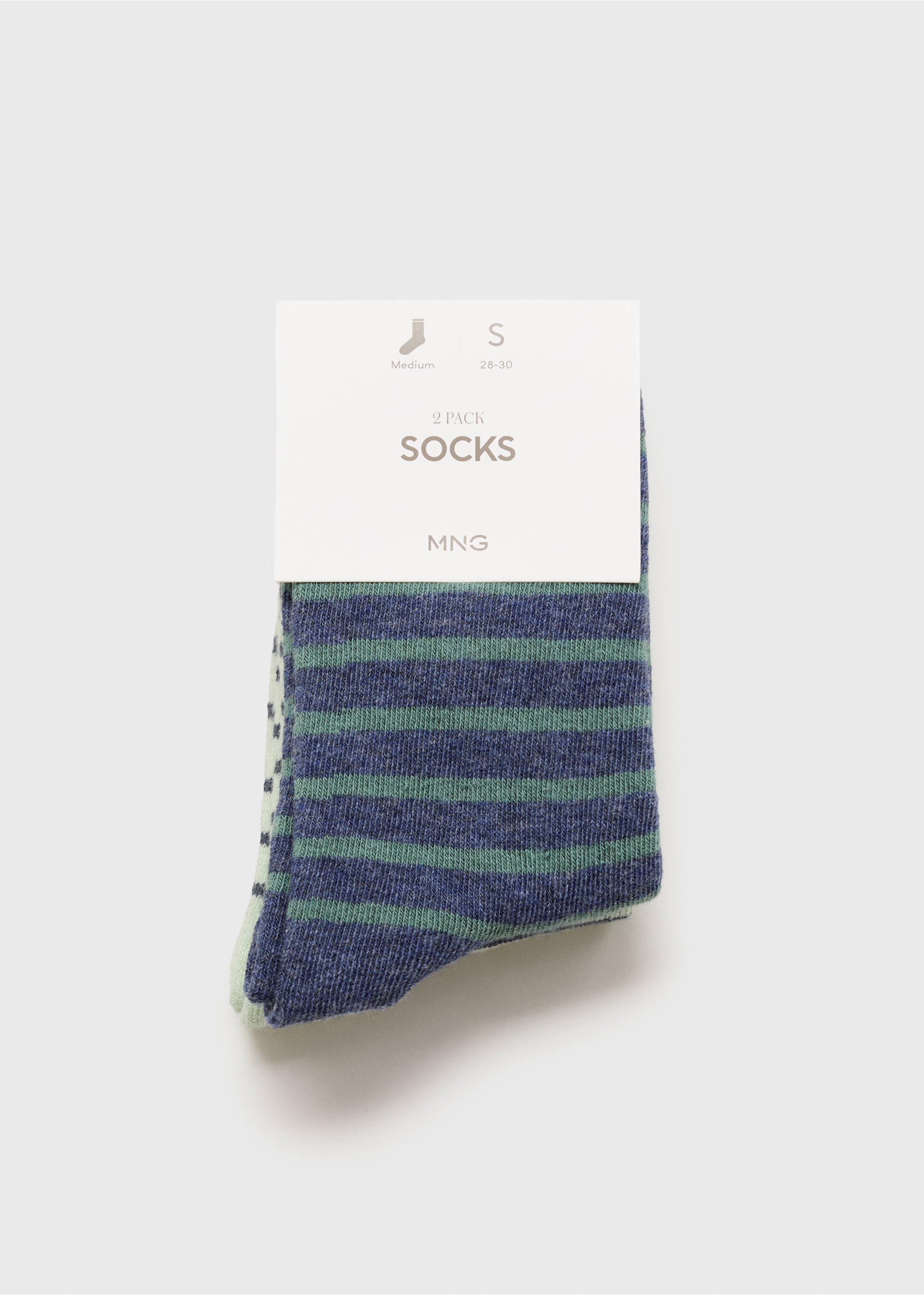 2 pack mixed socks - Details of the article 0, Dark Navy. Ref: 87096346-00.