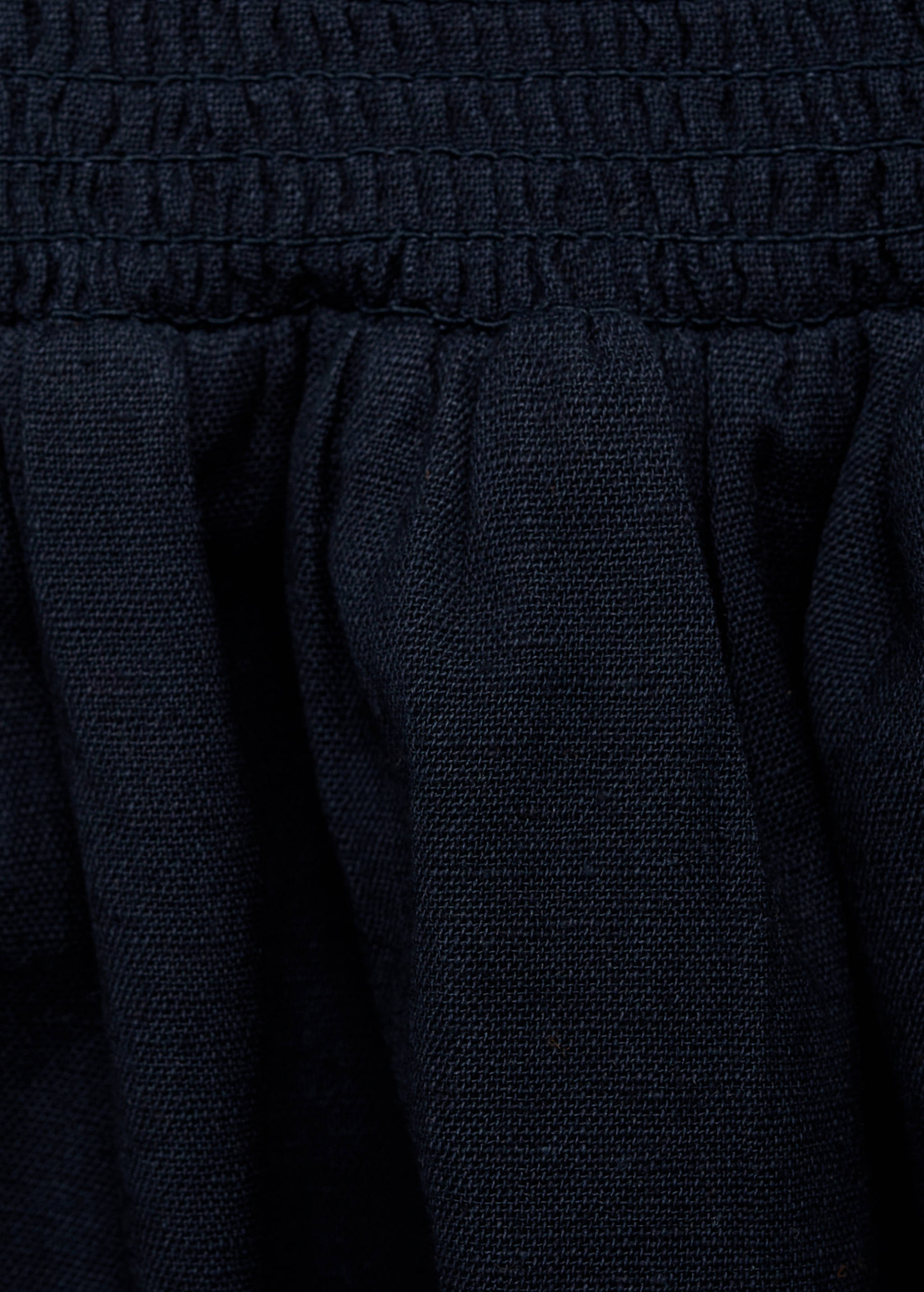 Cotton-linen skirt - Details of the article 0