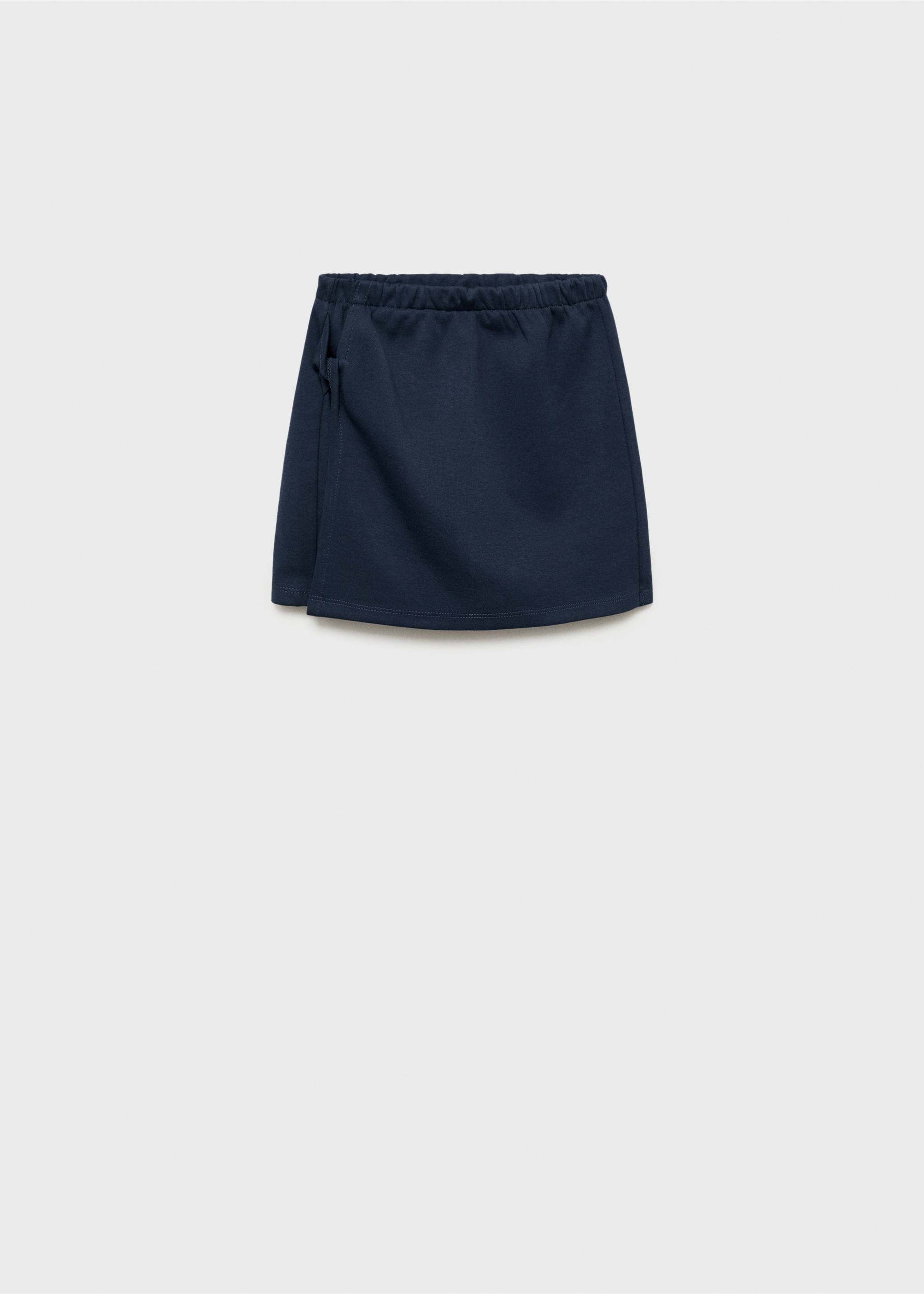 Cotton skort - Article without model, Dark Navy. Ref: 87096350-00.
