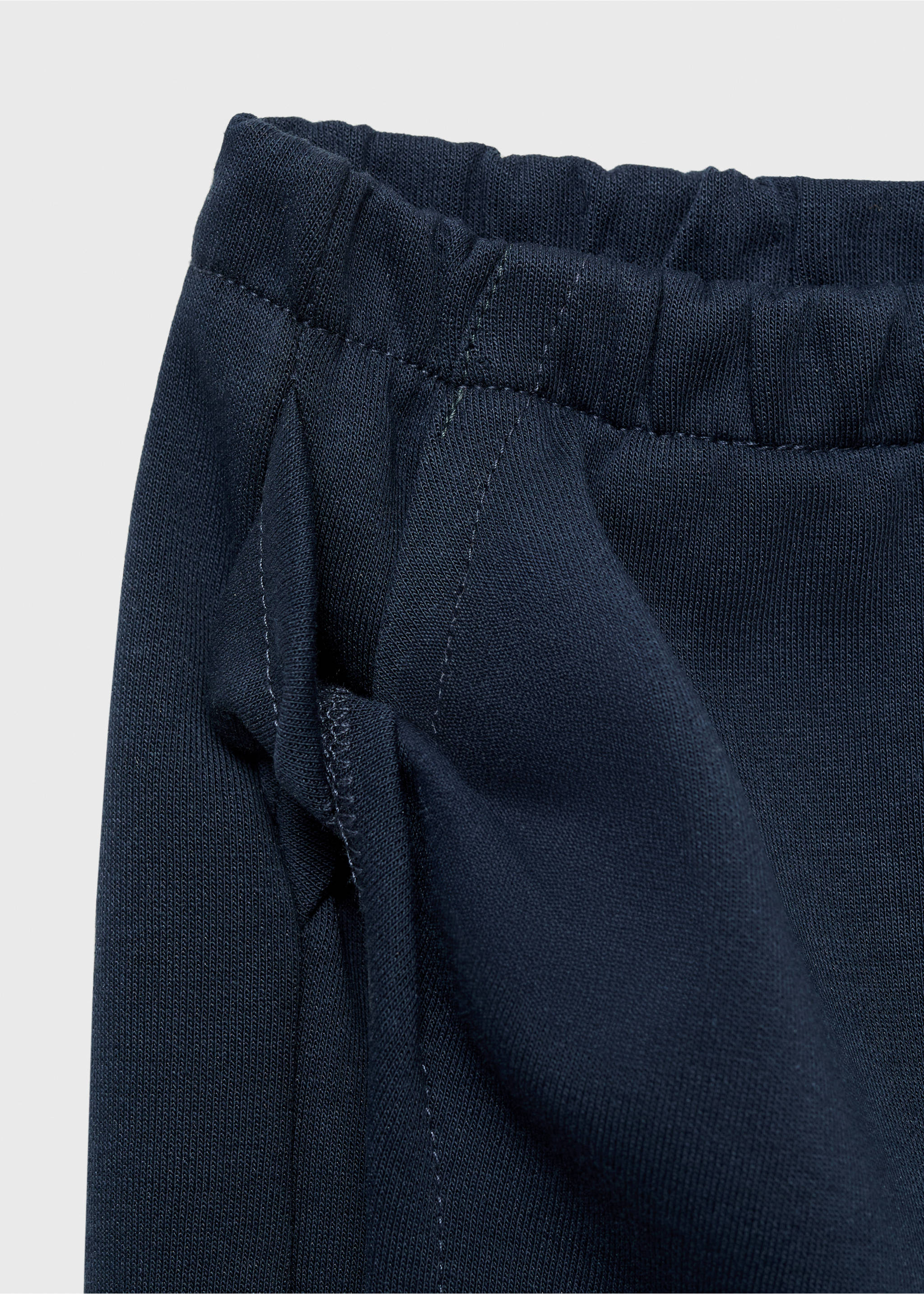Cotton skort - Details of the article 8, Dark Navy. Ref: 87096350-00.
