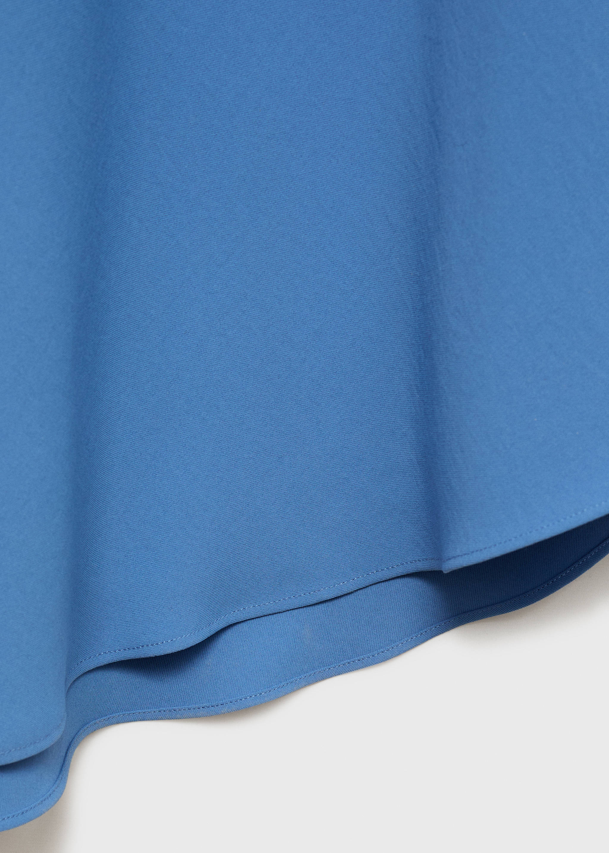 Asymmetrical-neck midi-dress - Details of the article 0