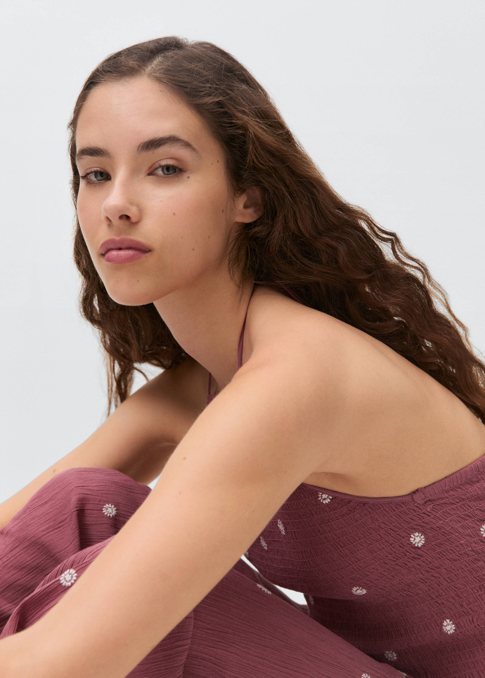 Lange geborduurde jumpsuit - Detail van het artikel 1