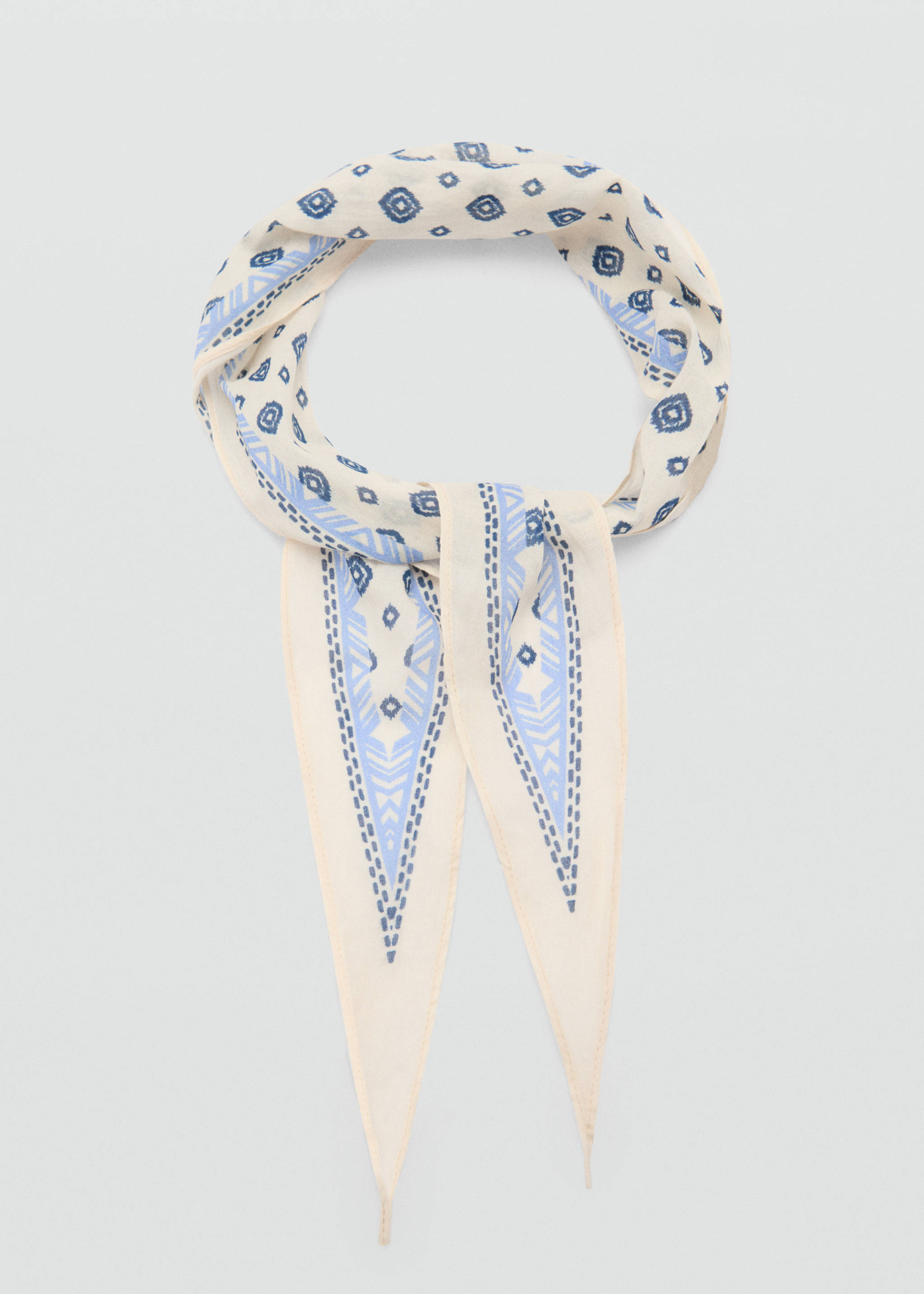Foulard imprimé coton - Détail de l'article 1