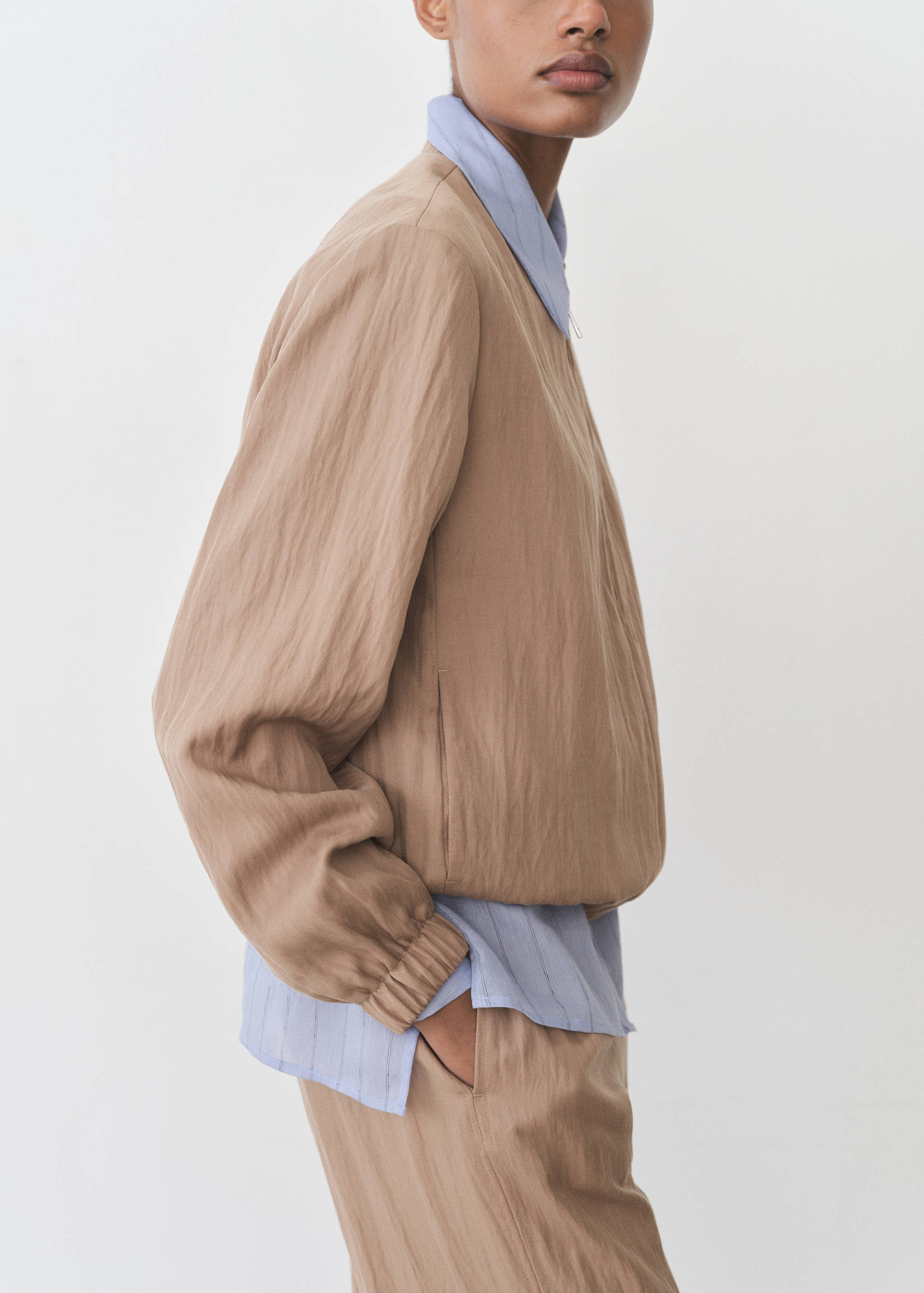 Veste bomber en lyocell - Détail de l'article 6