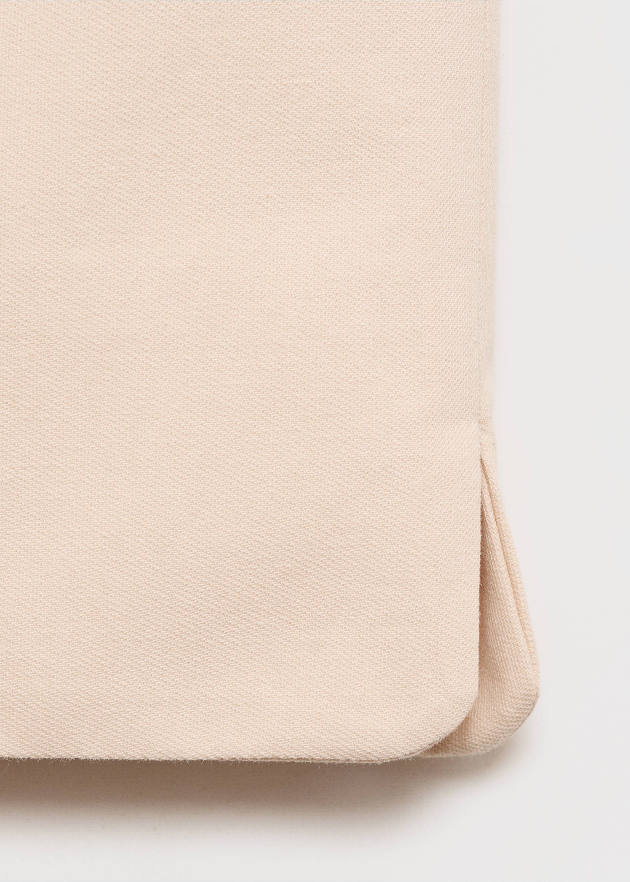 Krótki top bawełniany z guzikami - Szczegóły artykułu 0, Kremowy / écru. Ref: 87096359-00.